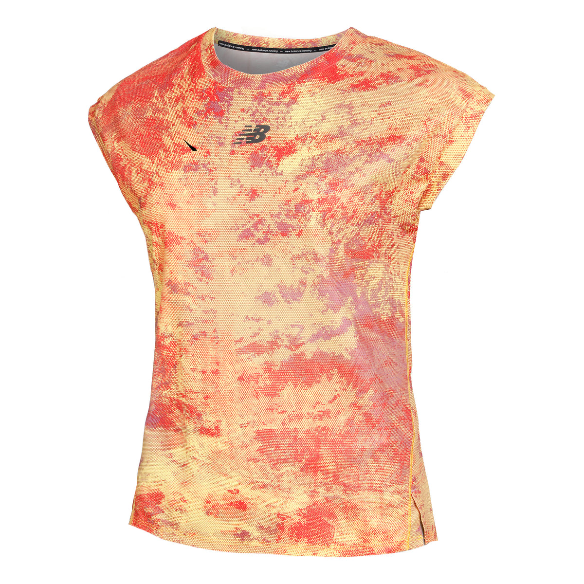 New Balance Printed AT Nvent Laufshirt Damen - orange, rot