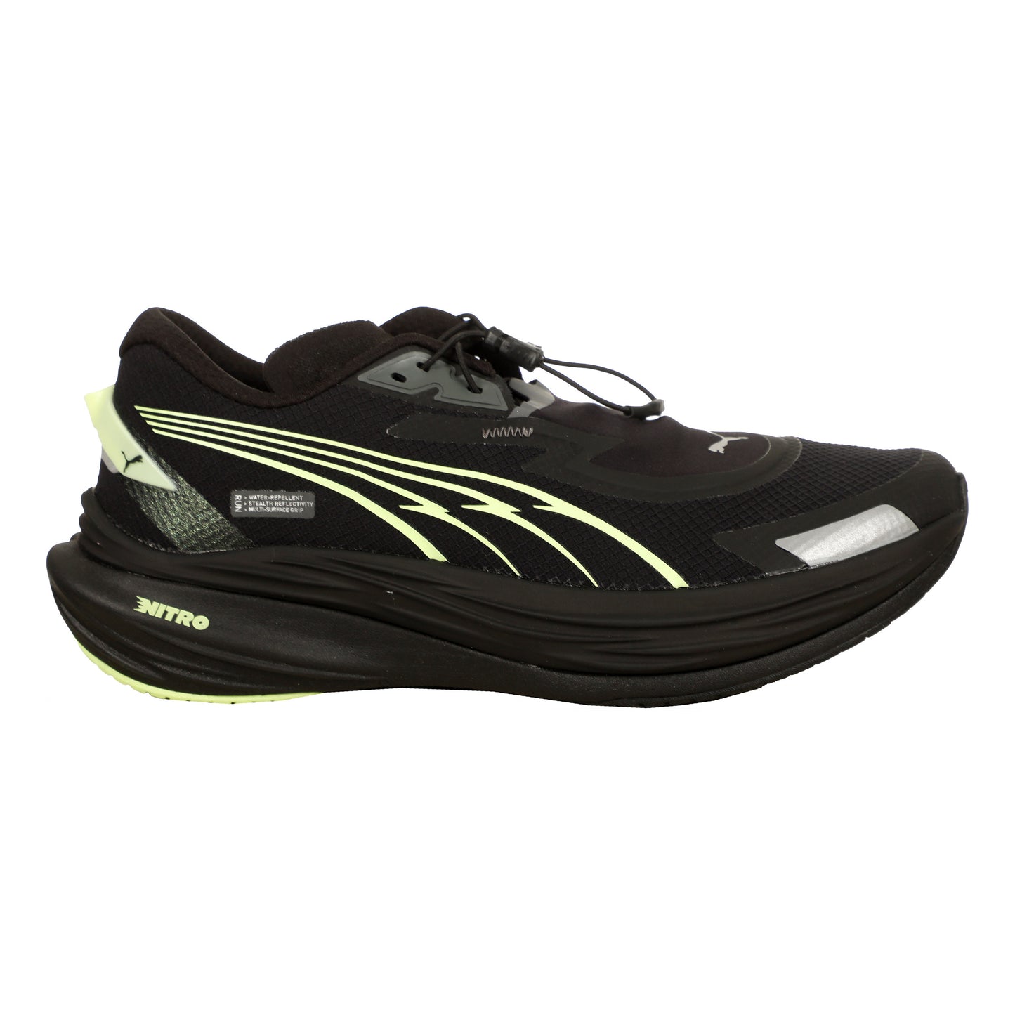 Puma Deviate Nitro 3 WTR+ Neutralschuh Damen-Dunkelgrau,Schwarz