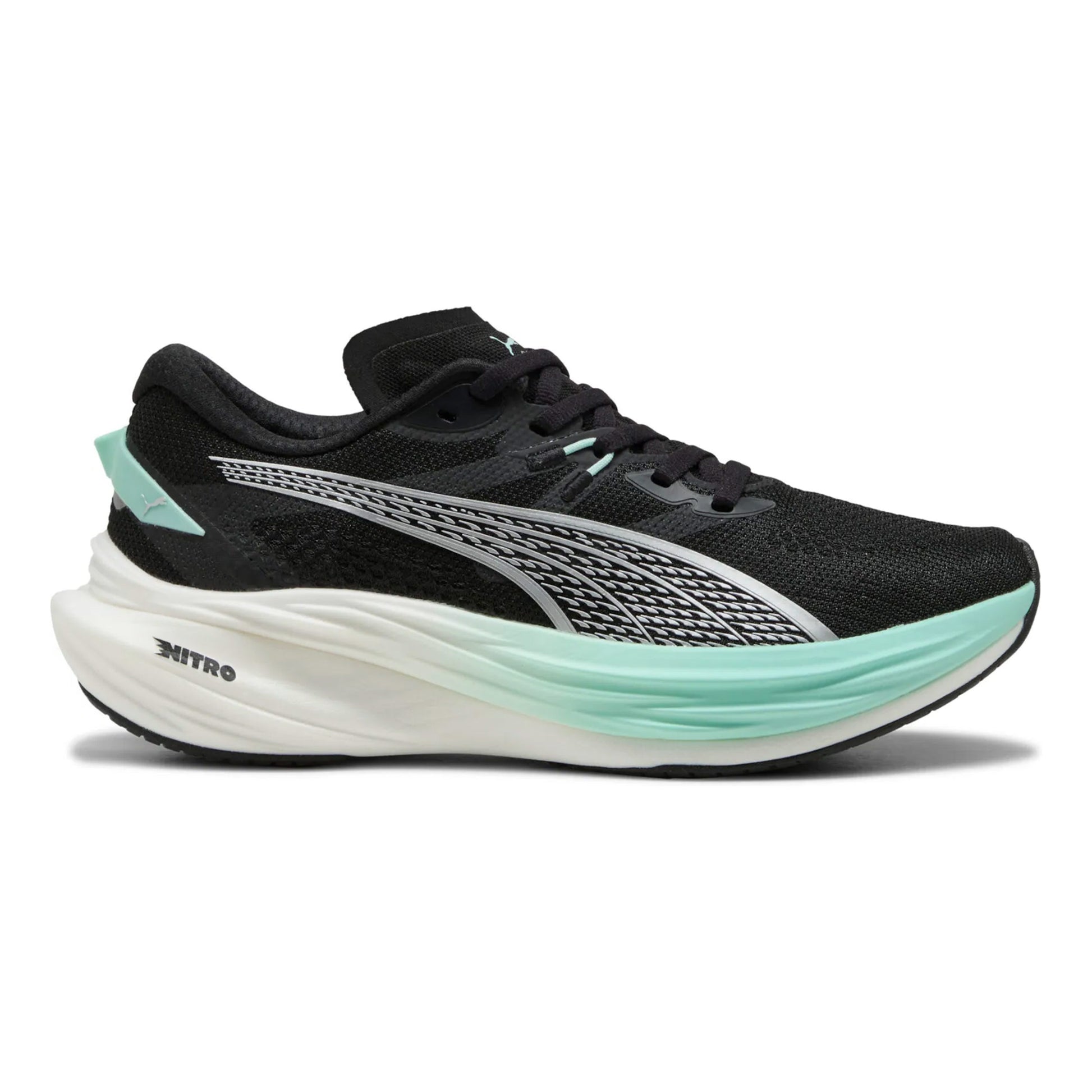Puma Deviate Nitro 3 Neutralschuh Damen-Schwarz,Mint