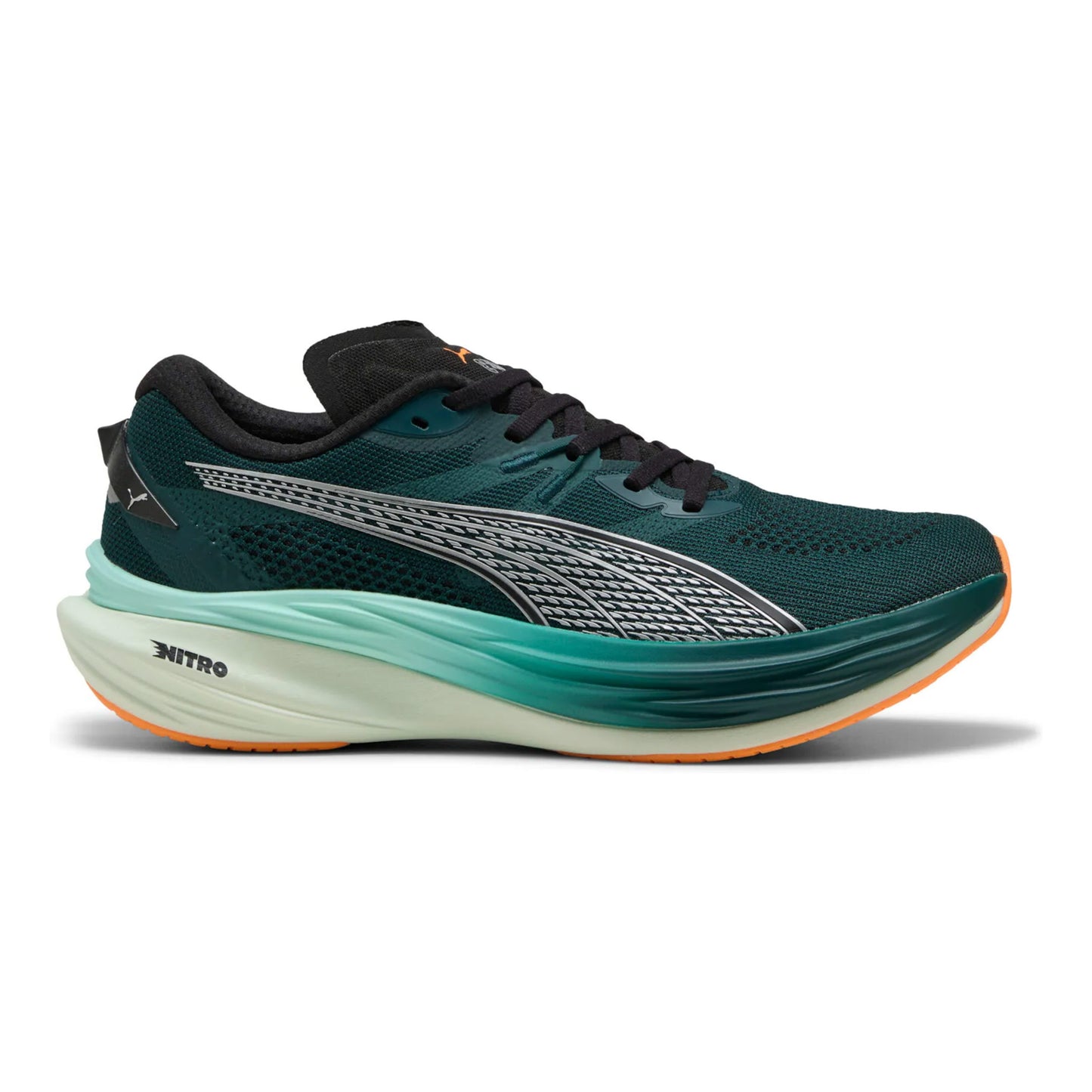 Puma Deviate Nitro 3 Neutralschuh Herren - grün, orange