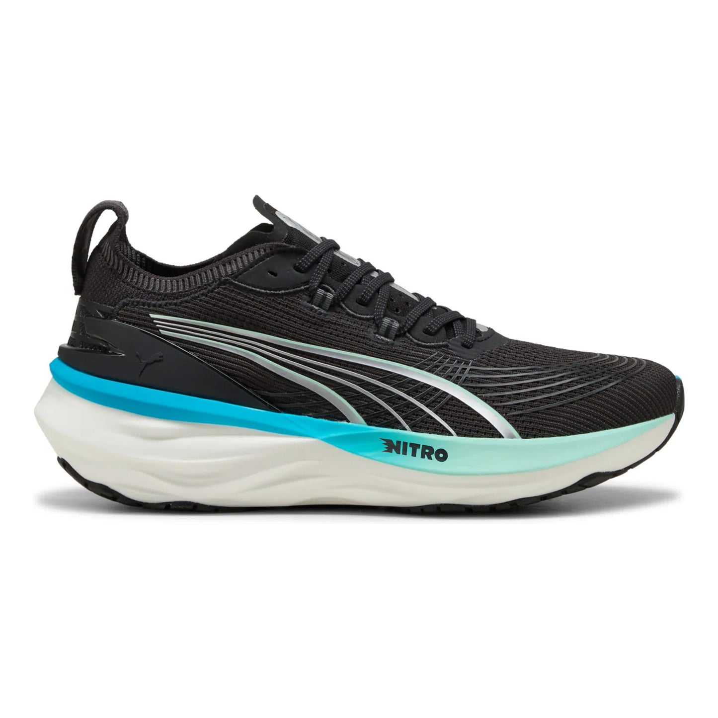 Puma ForeverRun Nitro 2 Stabilitätsschuh Herren-Schwarz,Blau
