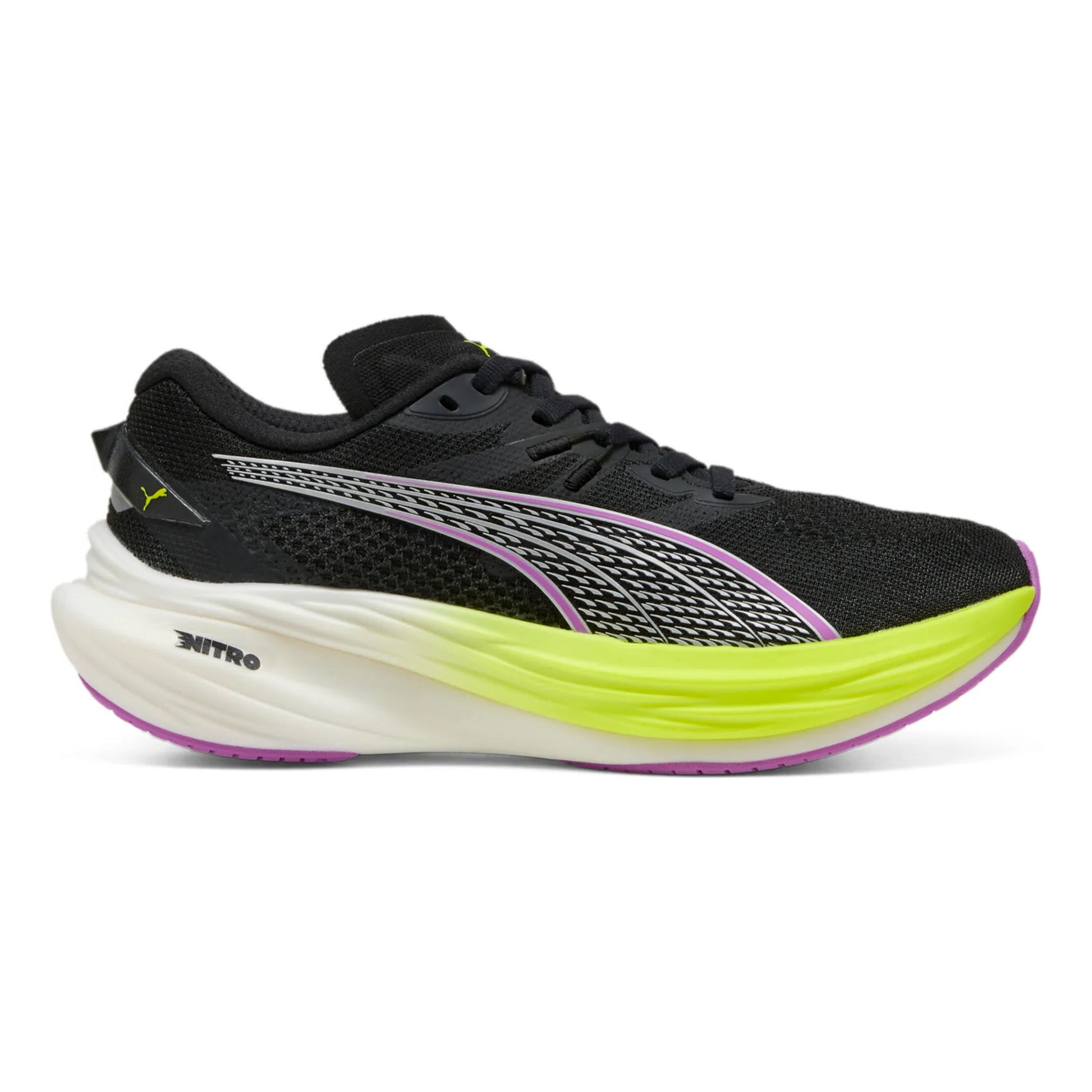 Puma Deviate Nitro 3 Neutralschuh Damen-Schwarz,Gelb
