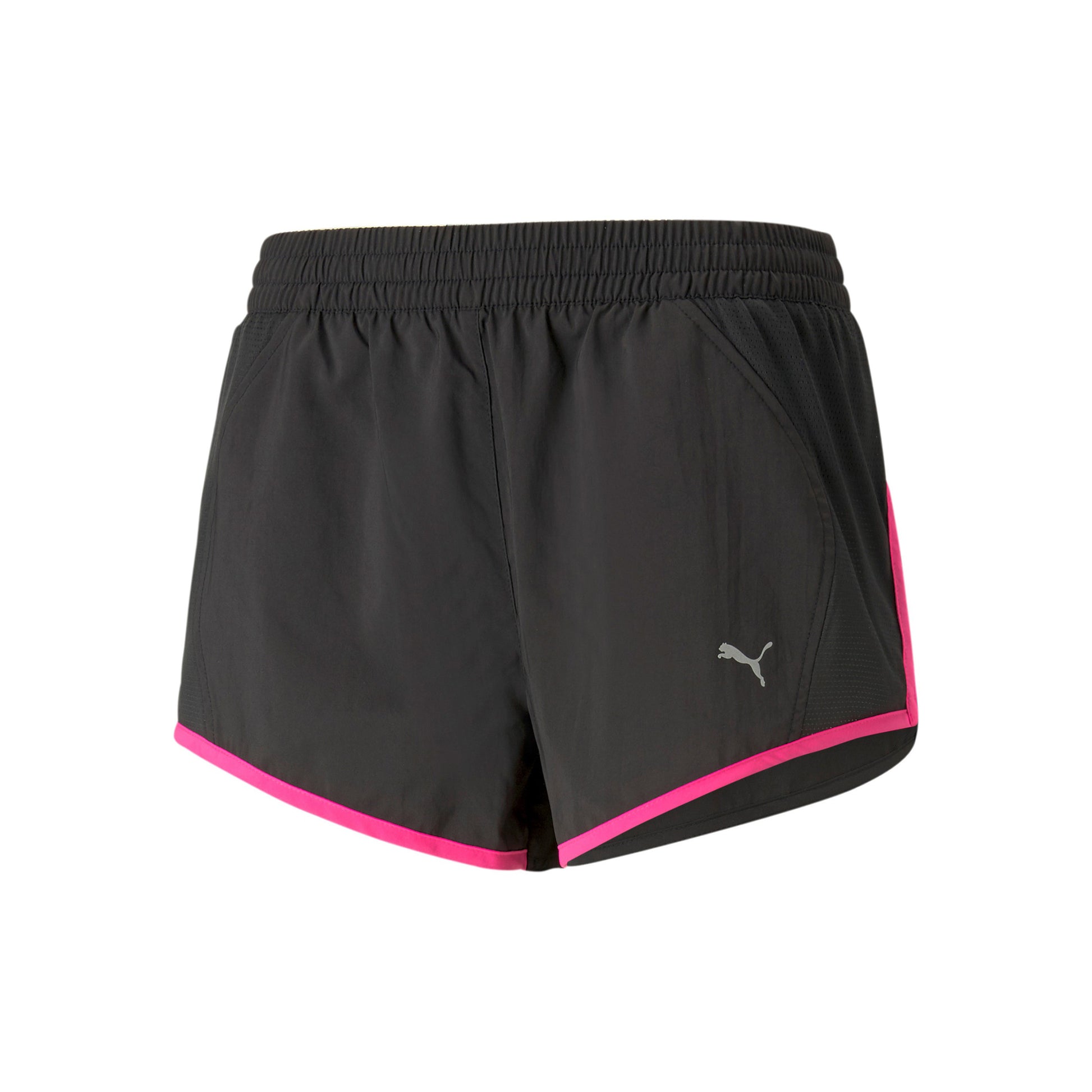 Puma Run Favorite Velocity 3in Laufshorts Damen - schwarz, pink