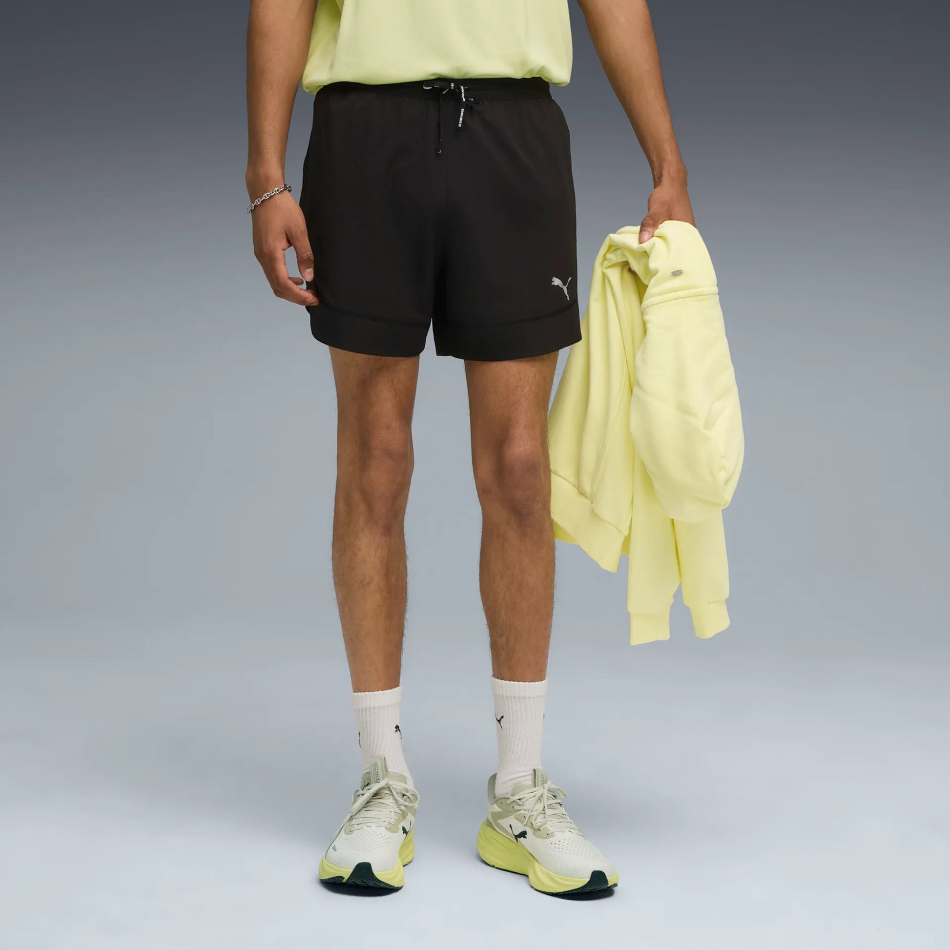 Puma Run Club Ultraweave 5in Laufshorts Herren-Schwarz