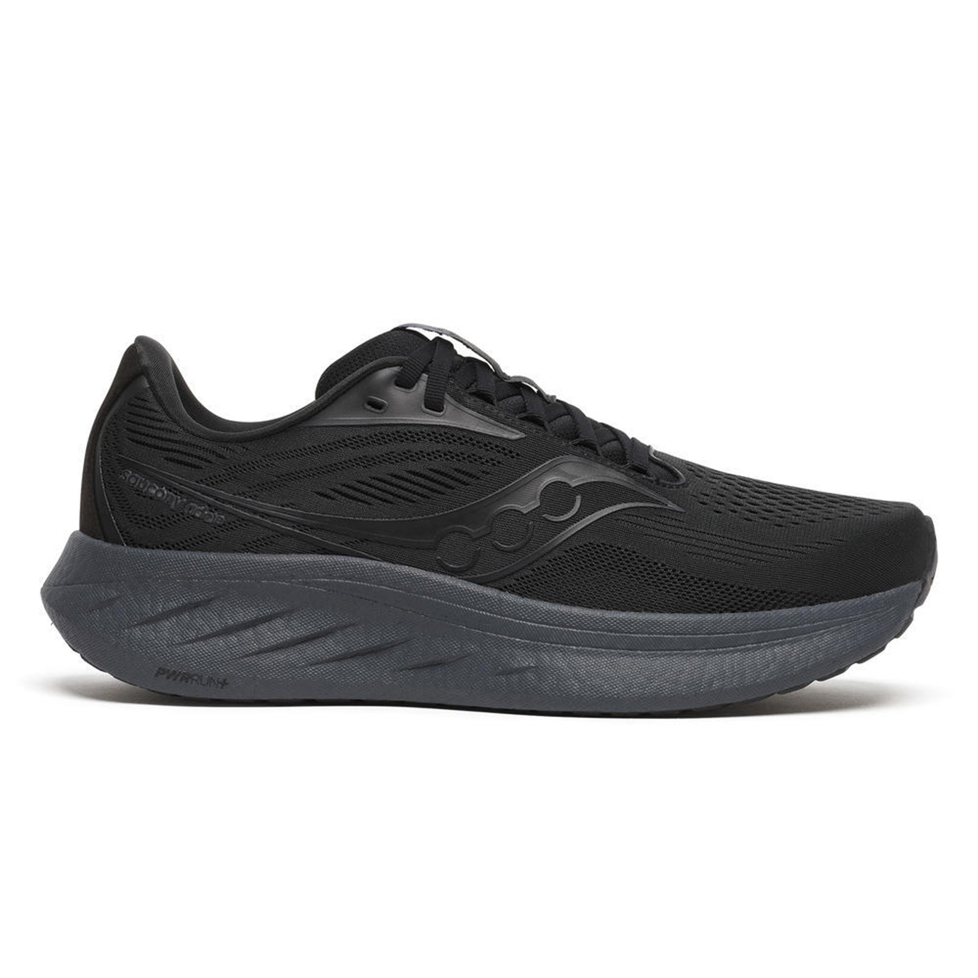 Saucony Ride 18 Neutralschuh Herren - schwarz, grau