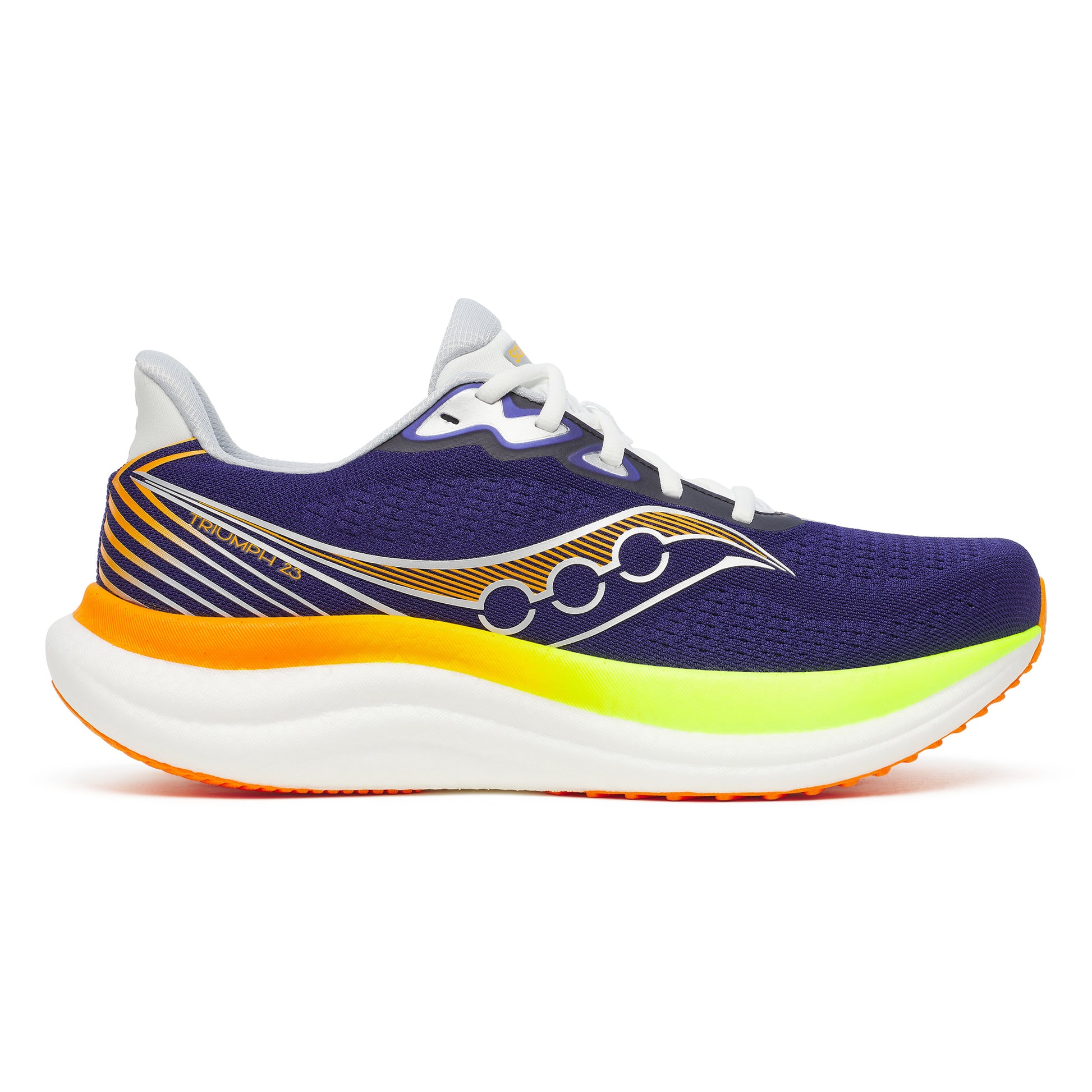 Saucony Triumph 23 Neutralschuh Herren-blau, zitronengelb
