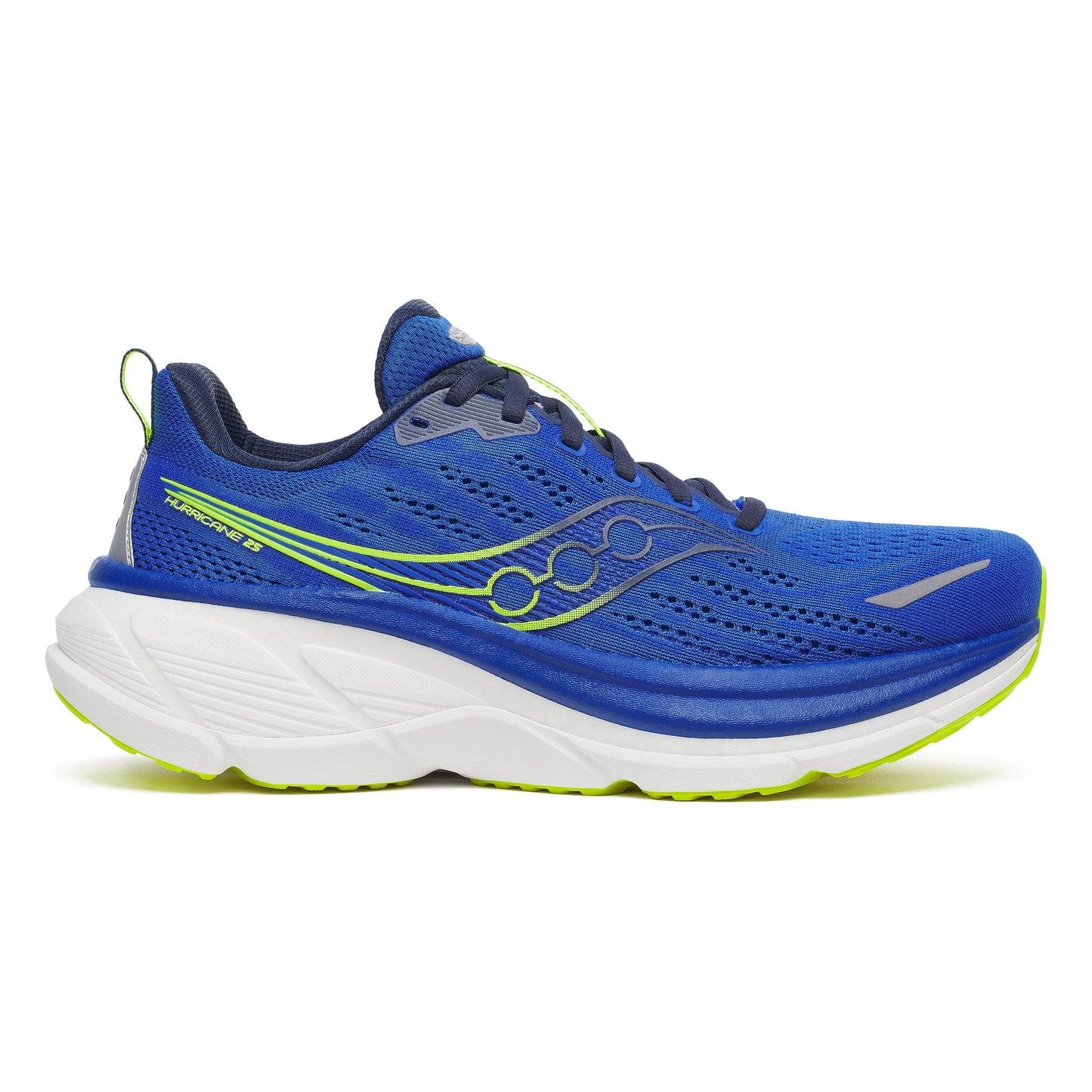 Saucony Hurricane 25 Stabilitätsschuh Herren-blau, zitronengelb