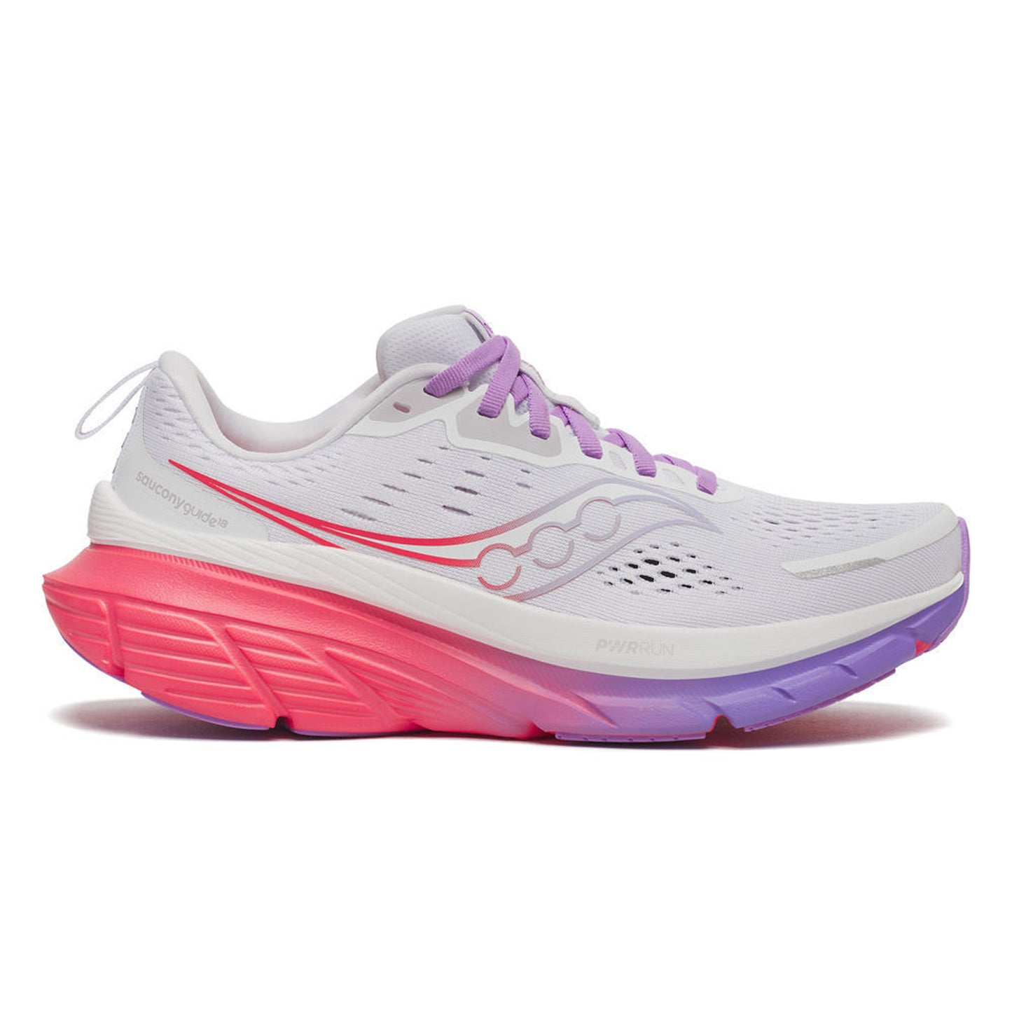 Saucony Guide 18 Stabilitätsschuh Damen-Weiß,Pink