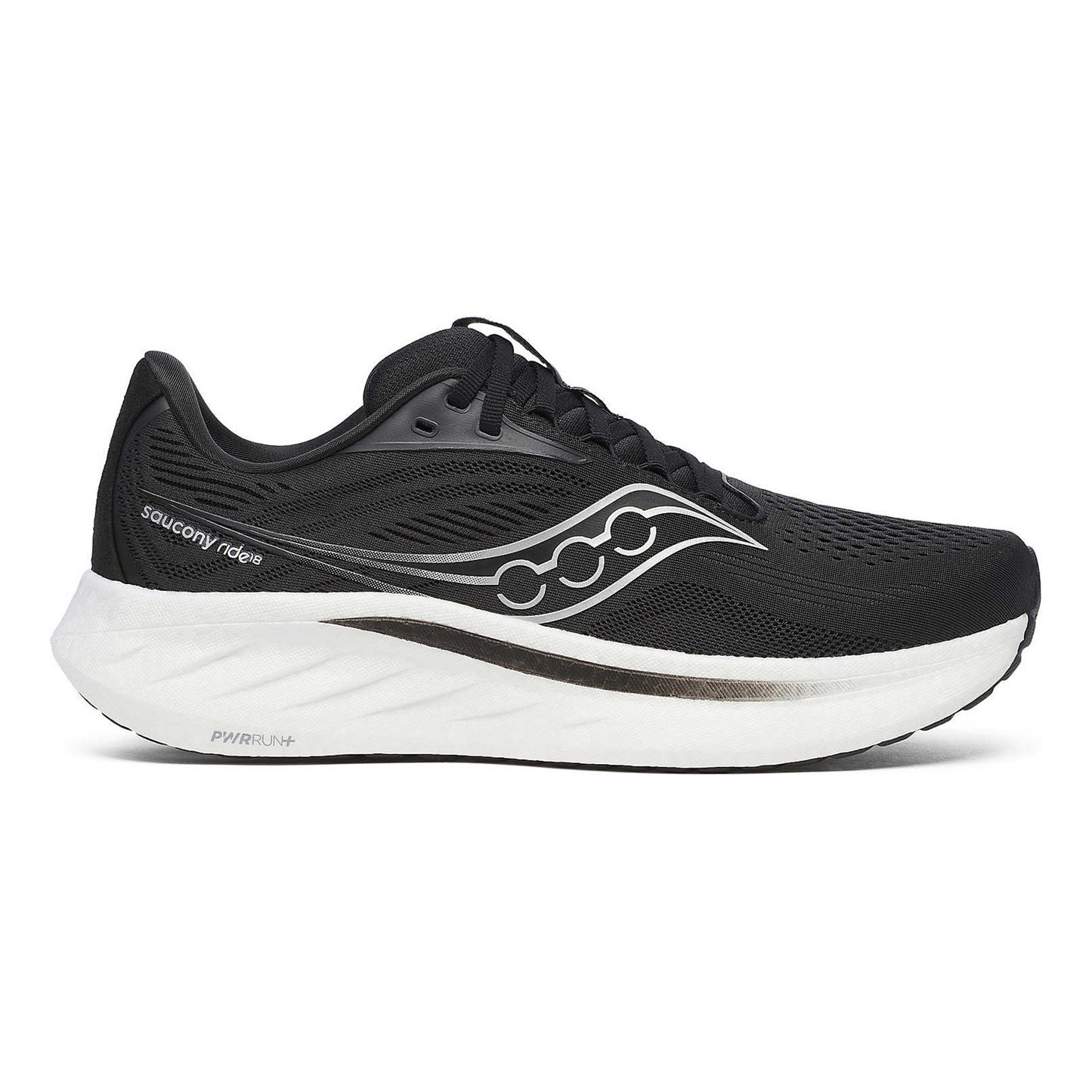 Saucony Ride 18 Neutralschuh Herren-Schwarz,Weiß