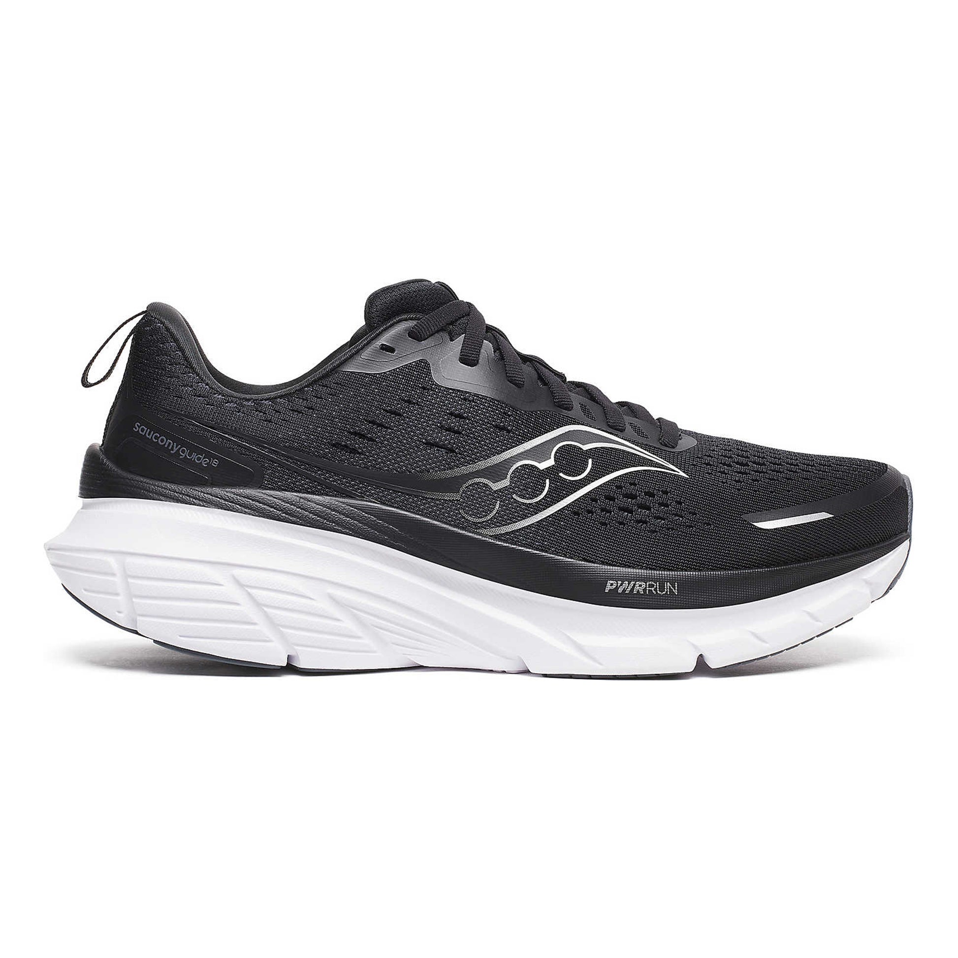 Saucony Guide 18 Stabilitätsschuh Herren-Schwarz,Weiß