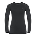 Performance Warm Eco BI Top Crew Neck Longsleeve Damen-Schwarz,Anthrazit