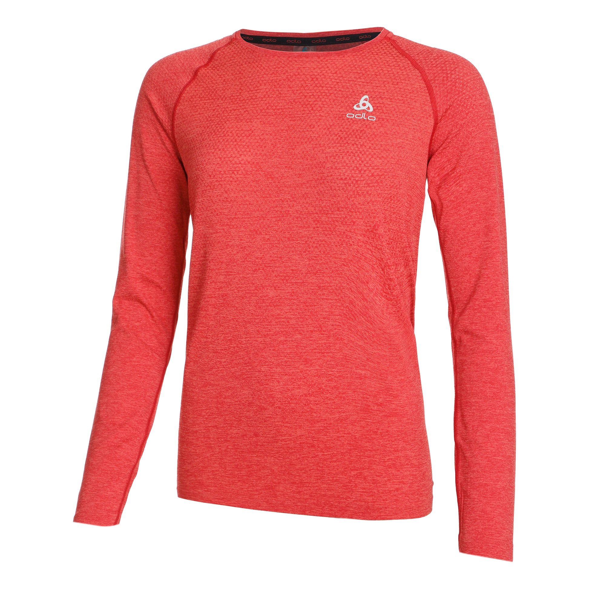 Odlo Essential Seamless Crew Neck Longsleeve Damen - rot,
