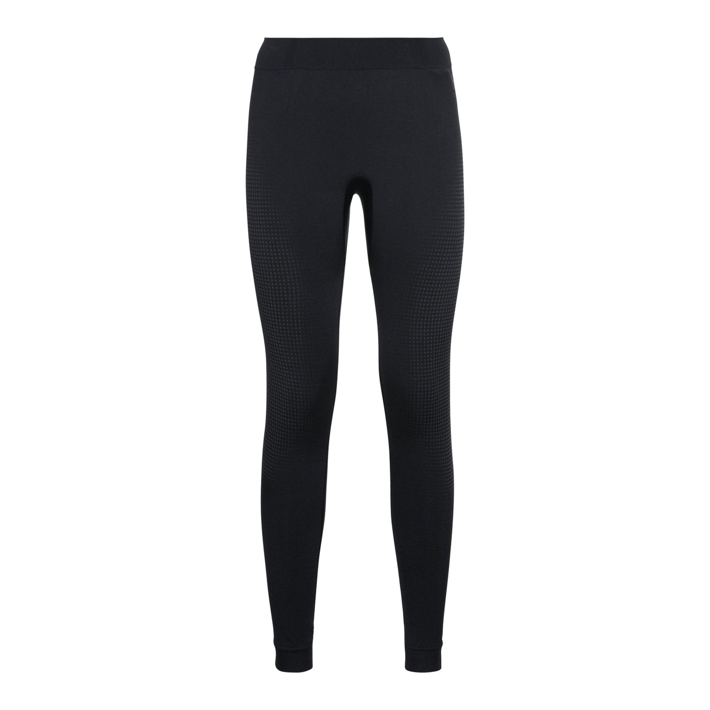 Odlo Performance Warm Eco Big Logo Bottom Long Tight Damen-Schwarz,Grau