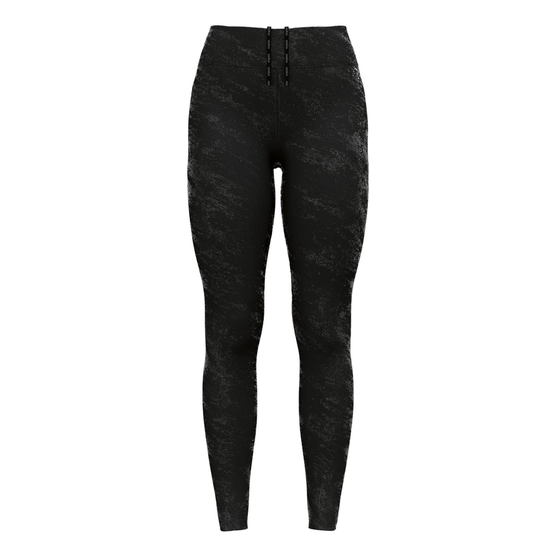 Odlo Zeroweight Print Reflective Lauftight Damen-Schwarz