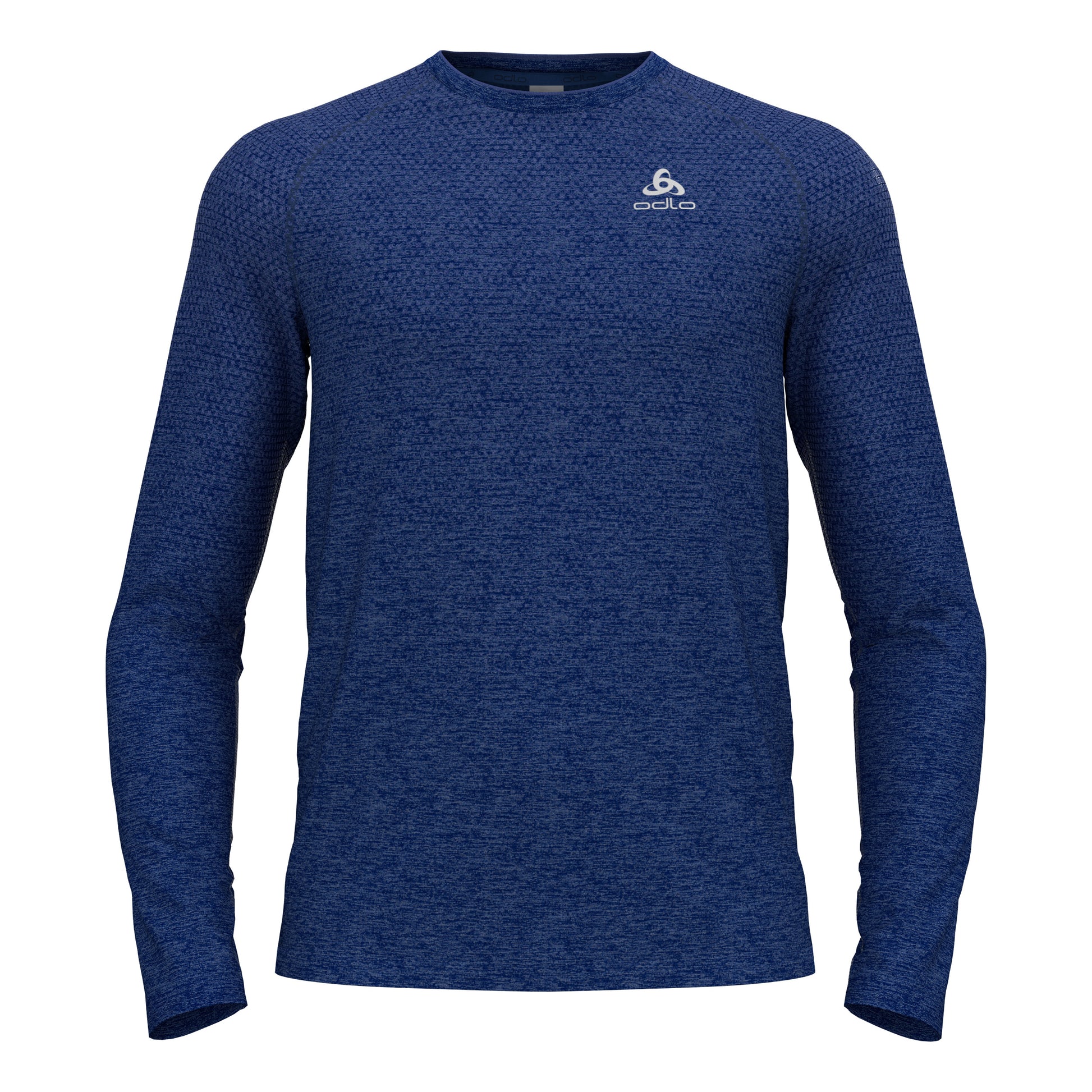 Odlo Essential Seamless Crew Neck Longsleeve Herren - dunkelblau,