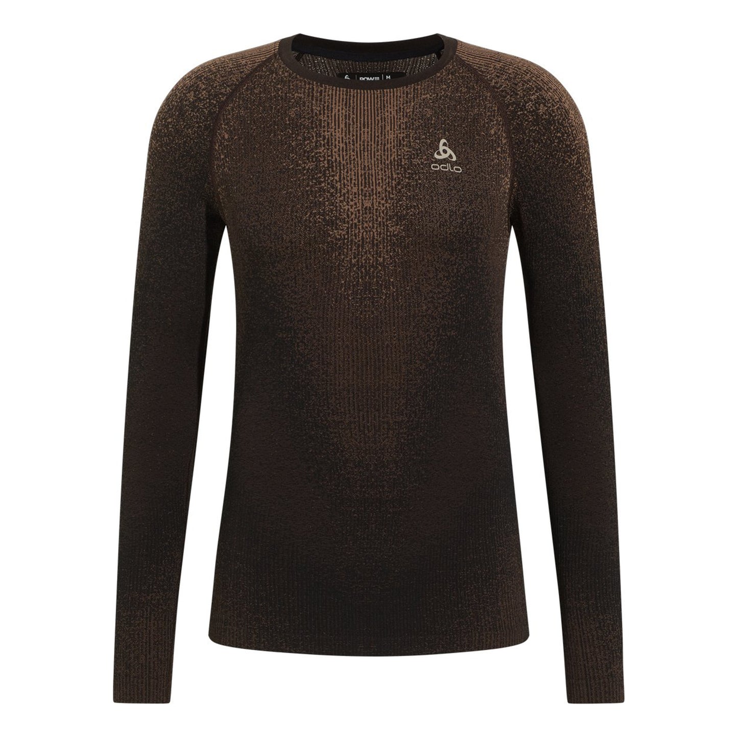 Odlo Performance Warm Blackcomb Crew Neck Unterhemd Herren-Braun
