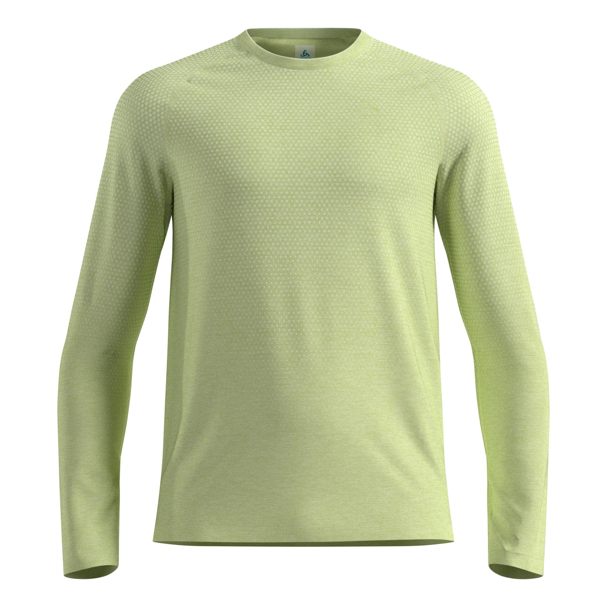 Odlo Essential Seamless Crew Neck Longsleeve Herren-limette