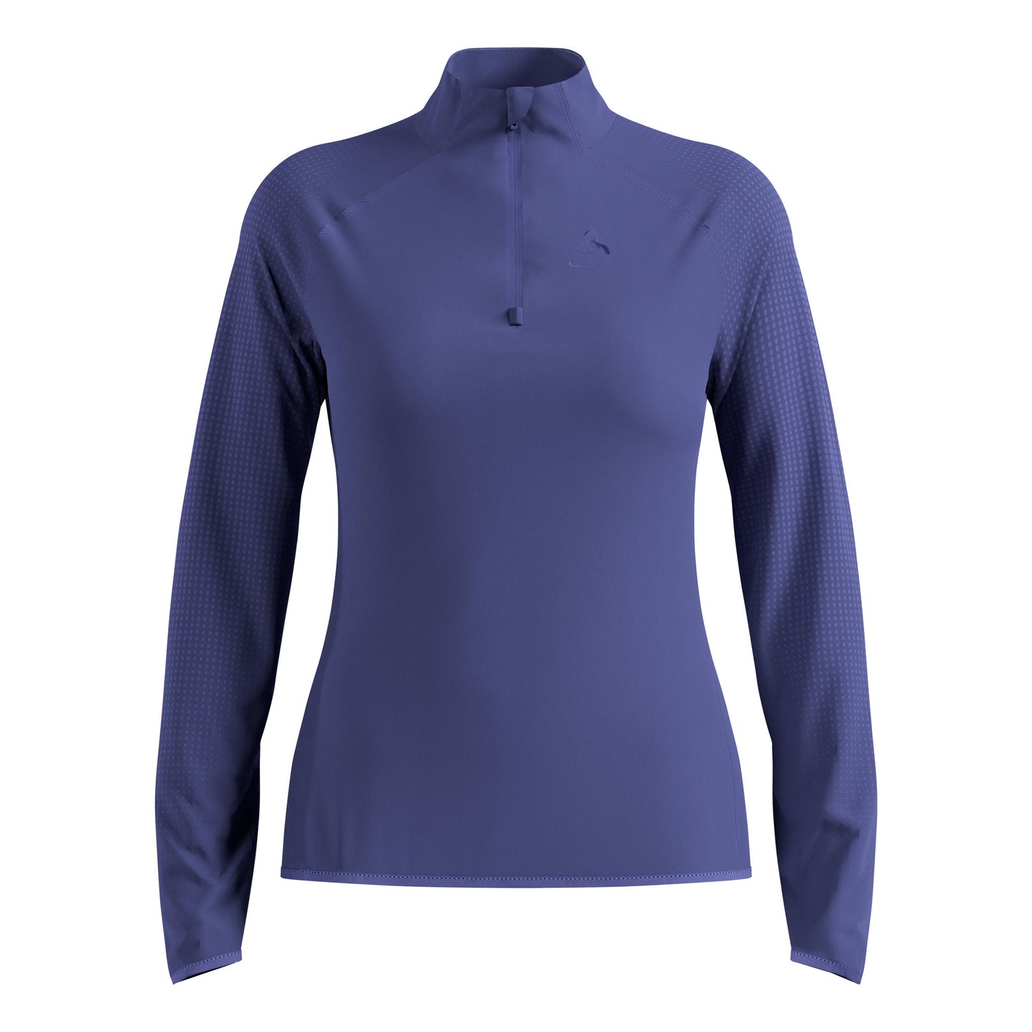 Odlo Zeroweight Warm Mid Layer 1/2 Zip Laufshirt Damen - blau