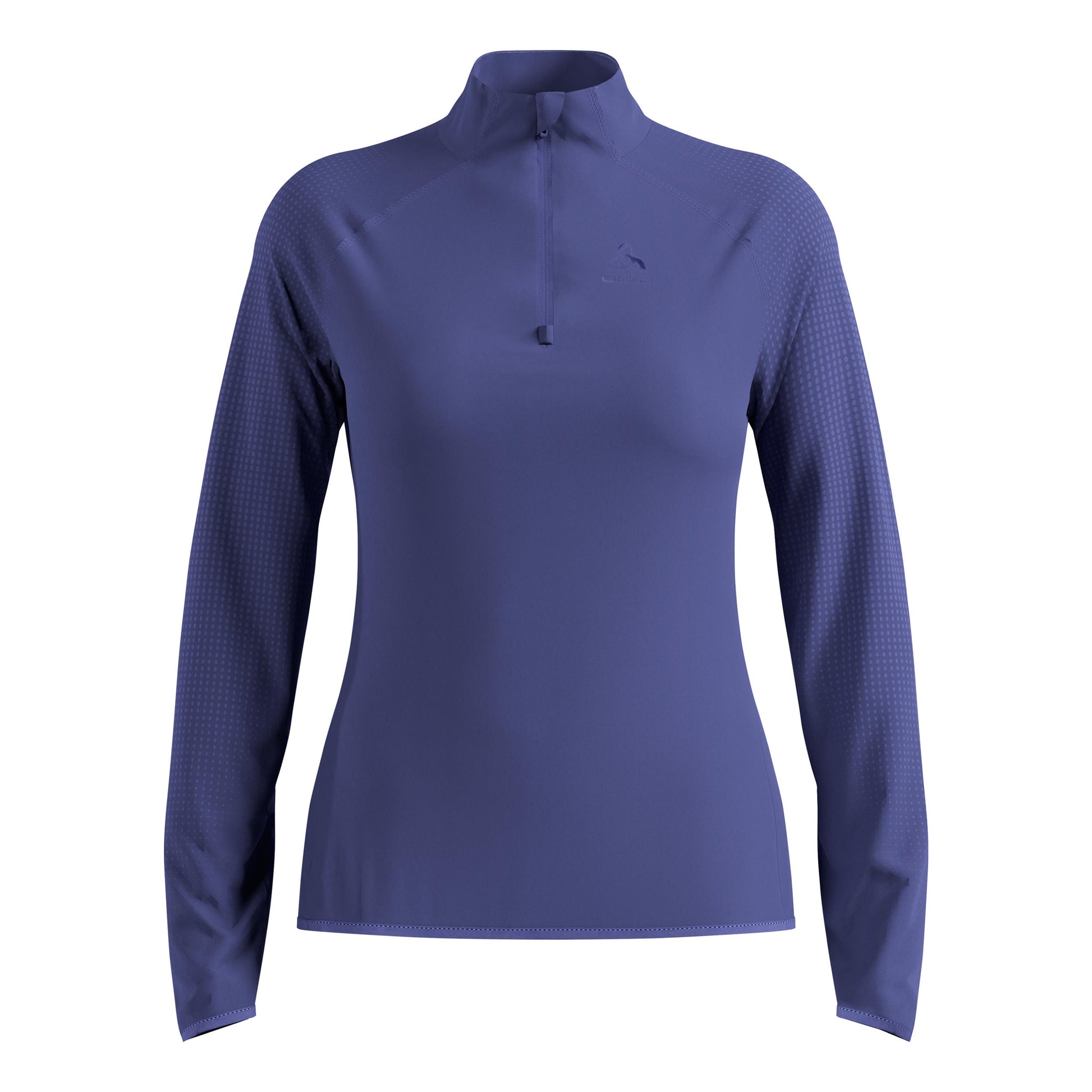 Odlo Zeroweight Warm Mid Layer 1/2 Zip Laufshirt Damen - blau