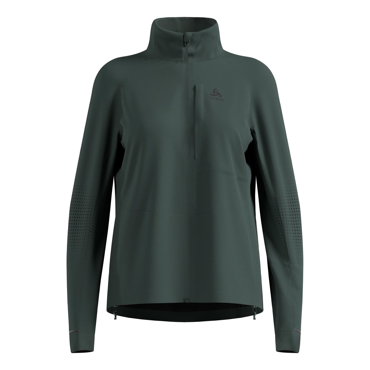 Odlo Zeroweight Pro Warm Reflective Laufjacke Damen-Oliv