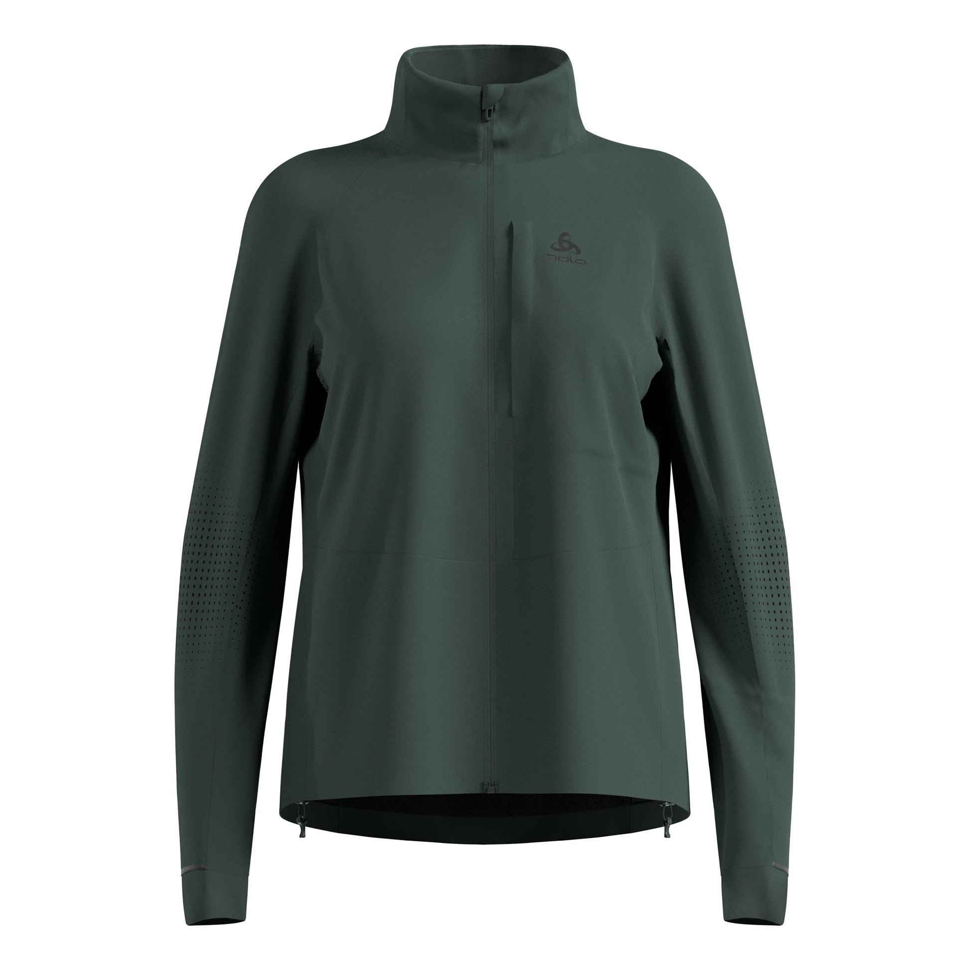 Odlo Zeroweight Pro Warm Reflective Laufjacke Damen-Oliv