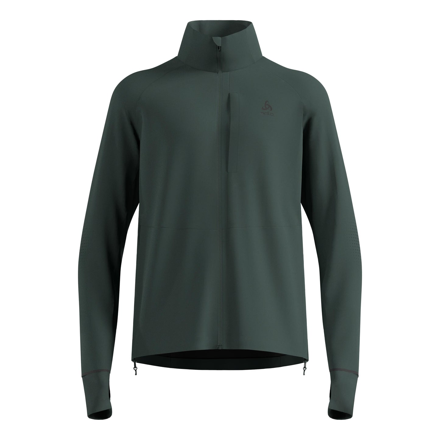 Odlo Zeroweight Pro Warm Reflective Laufjacke Herren-Oliv