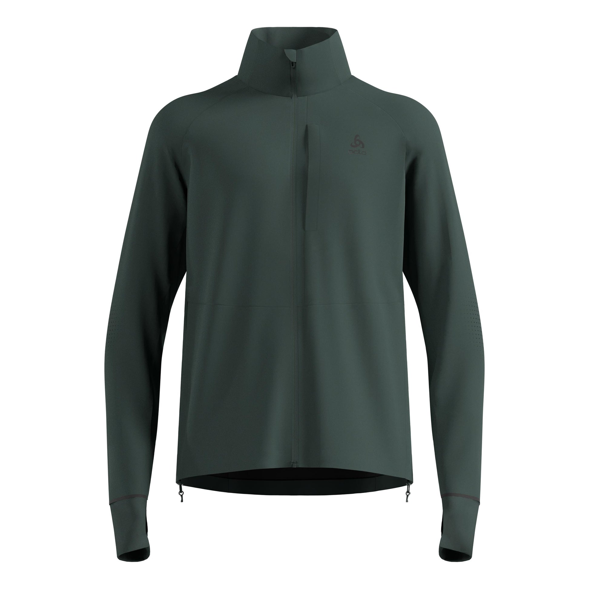 Odlo Zeroweight Pro Warm Reflective Laufjacke Herren-Oliv