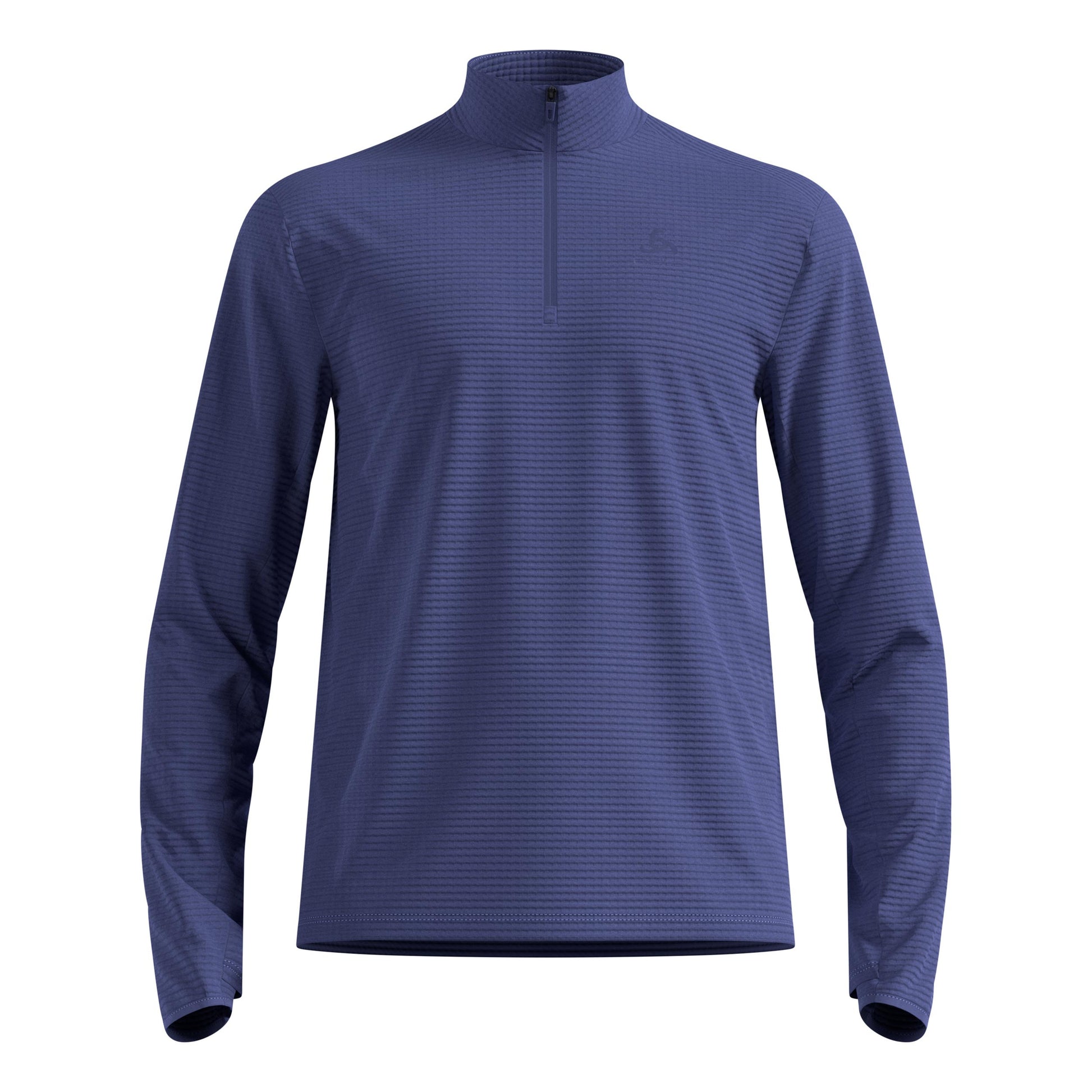 Odlo Essential Thermal Midlayer 1/2 Zip Laufshirt Herren-blau