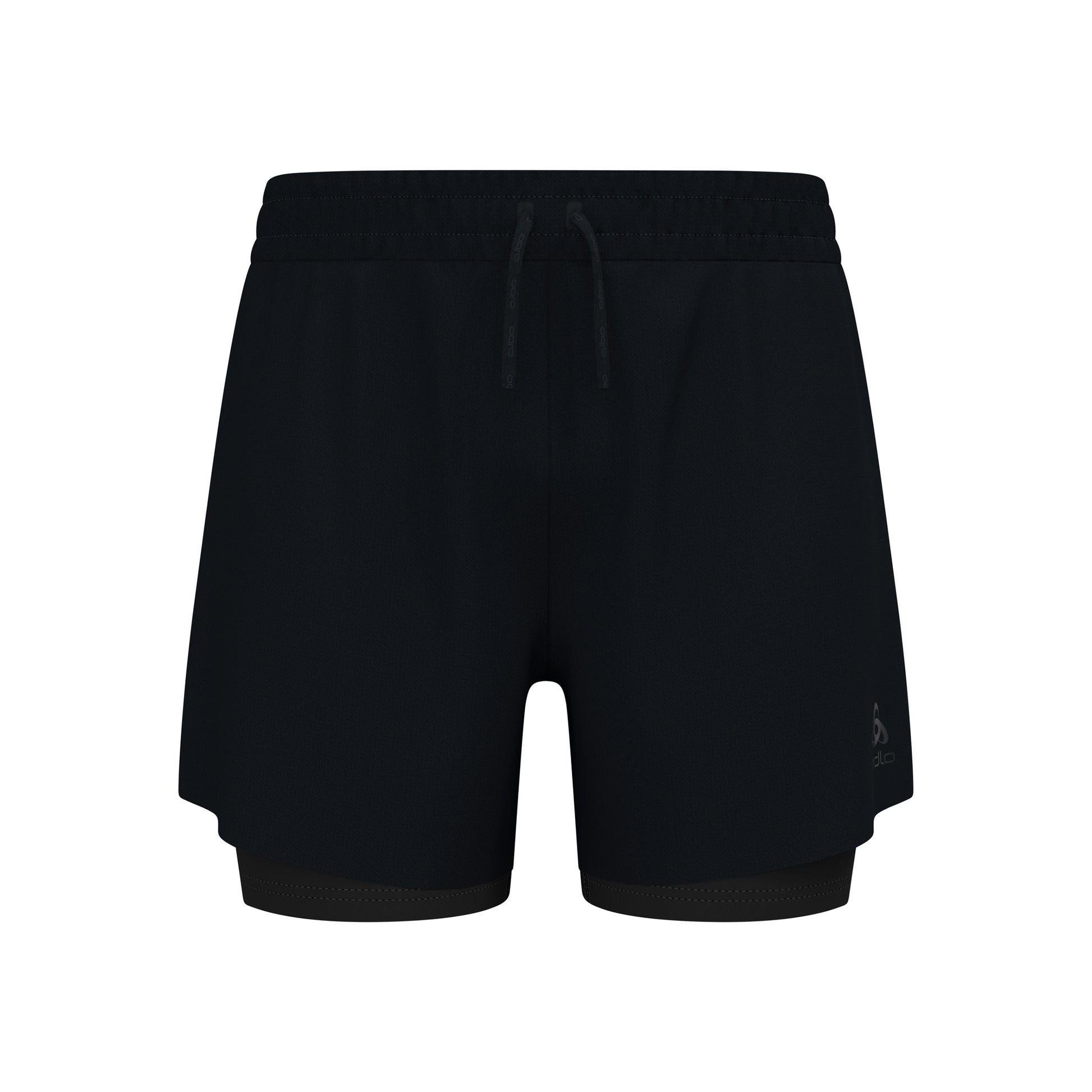 Odlo Zeroweight 5in 2in1 Laufshorts Herren-schwarz
