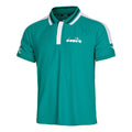 Icon Polo Herren - grün, weiß