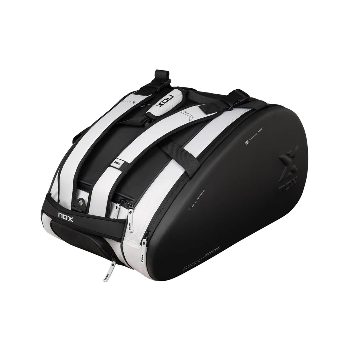 NOX Master Series Padelschlägertasche-Schwarz,Grau