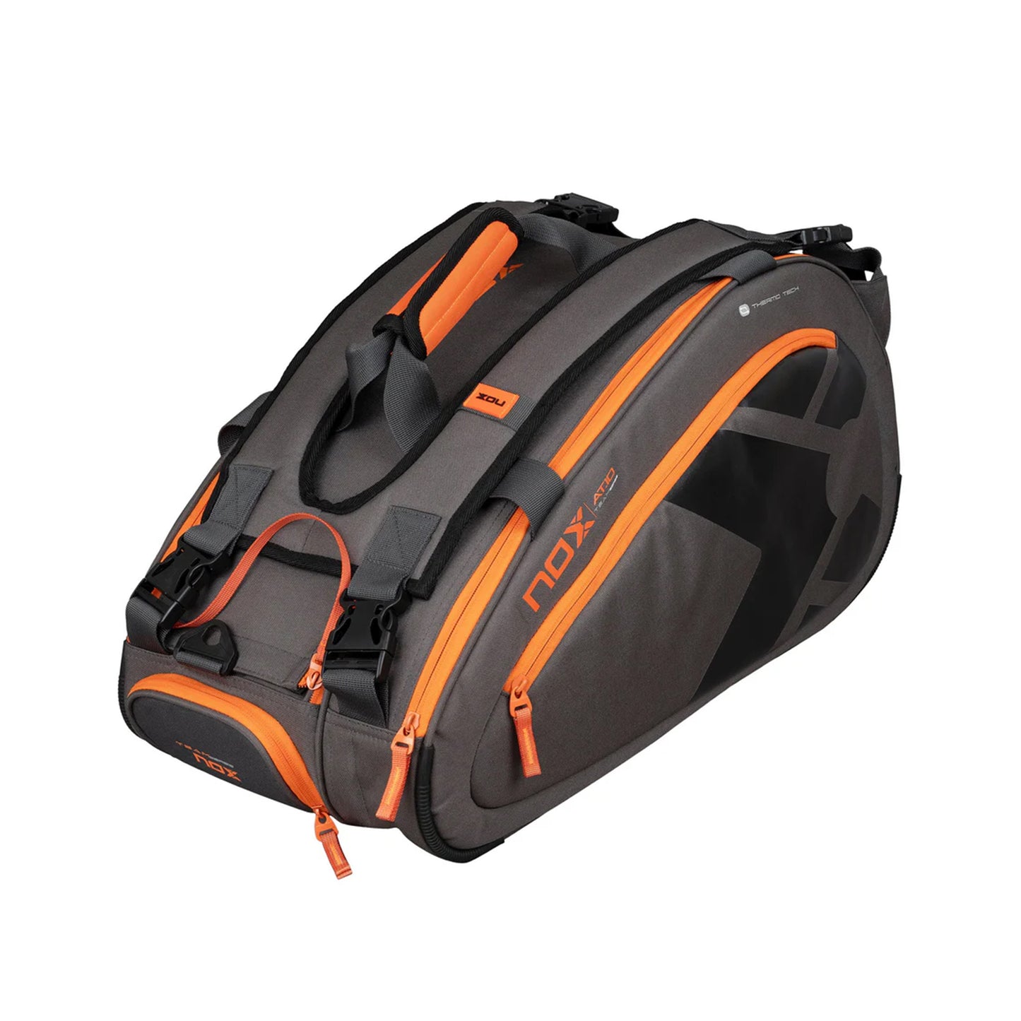 NOX AT10 Team Padelschlägertasche-Grau,Orange