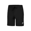 Tech Shorts Herren-Schwarz,Silber