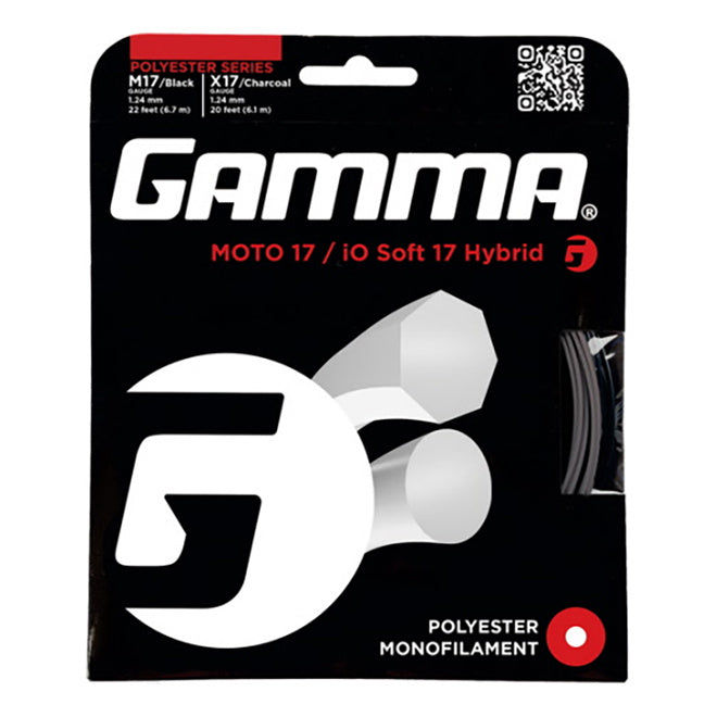 Gamma Moto IO Soft Hybrid Saitenset-Schwarz,Dunkelgrau