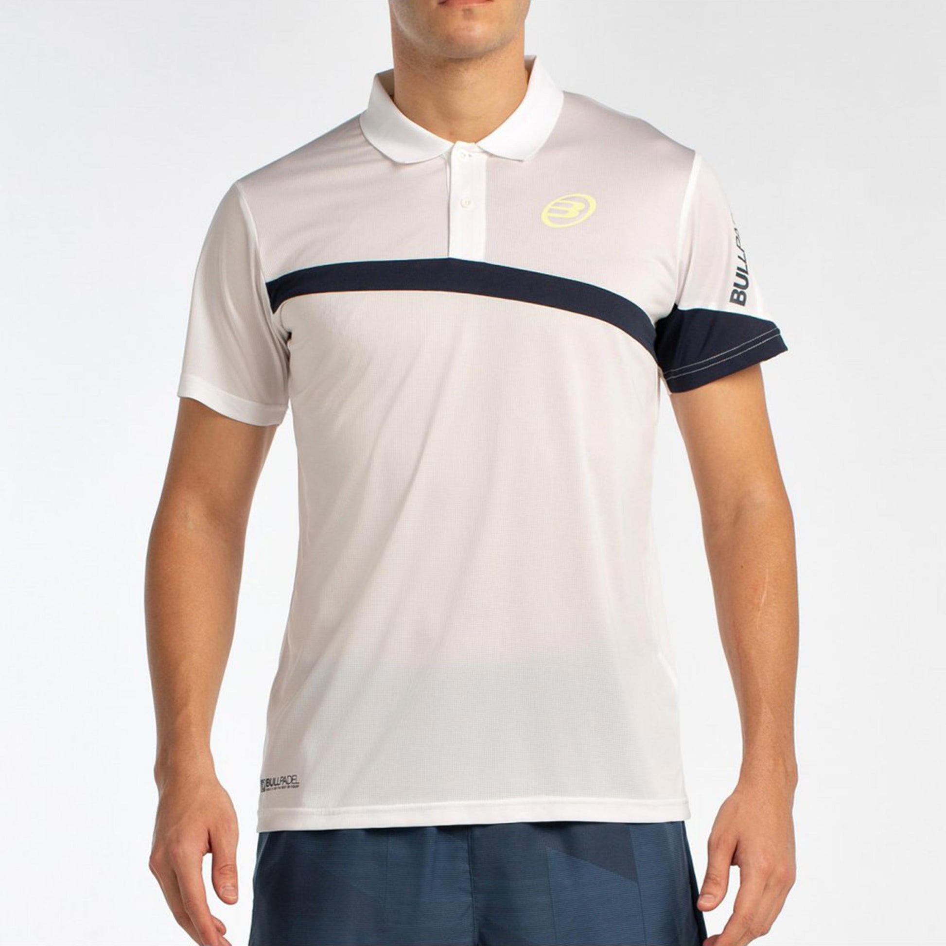 Bullpadel Lucir Polo Herren-Weiß