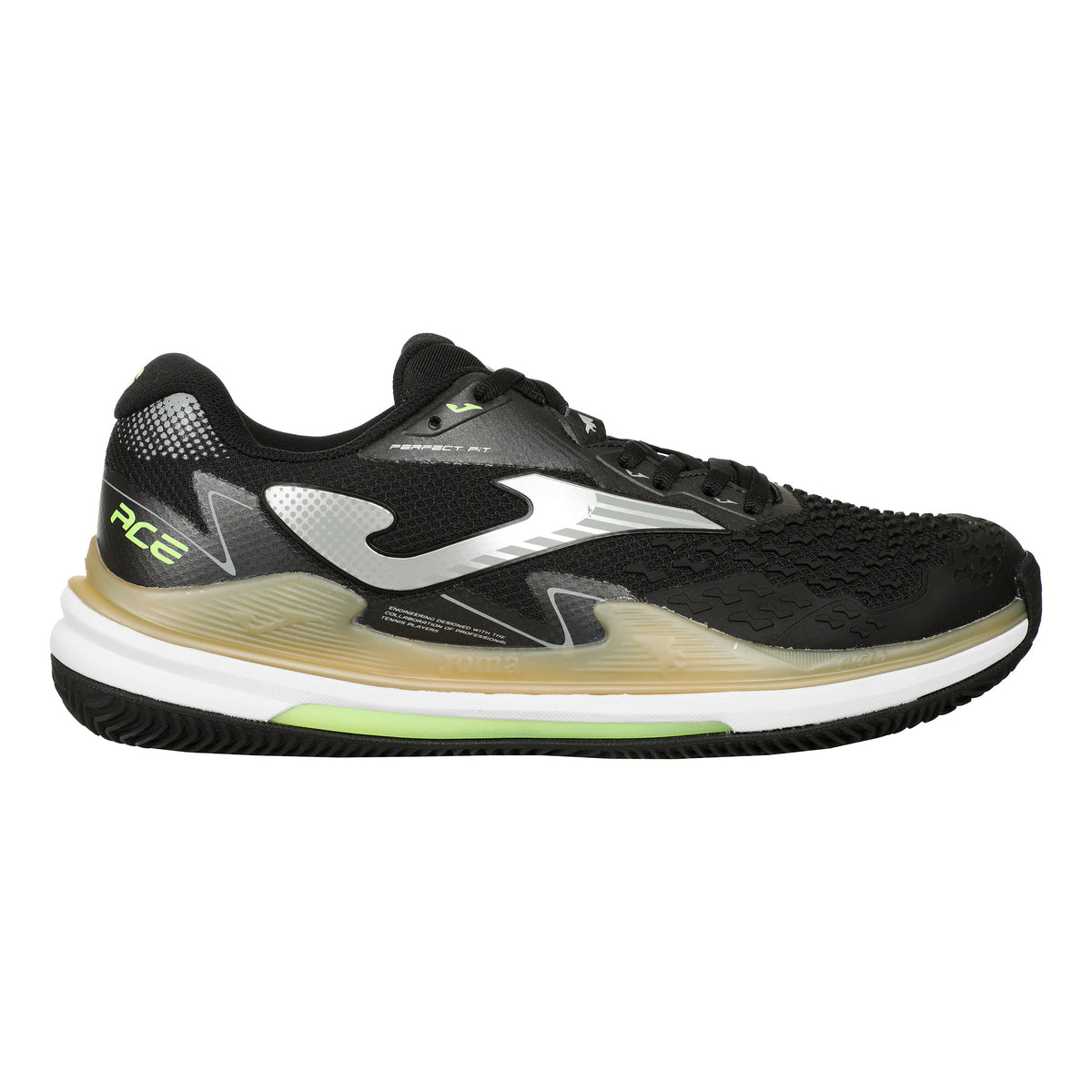 Joma Ace Sandplatzschuh Herren - schwarz, gold