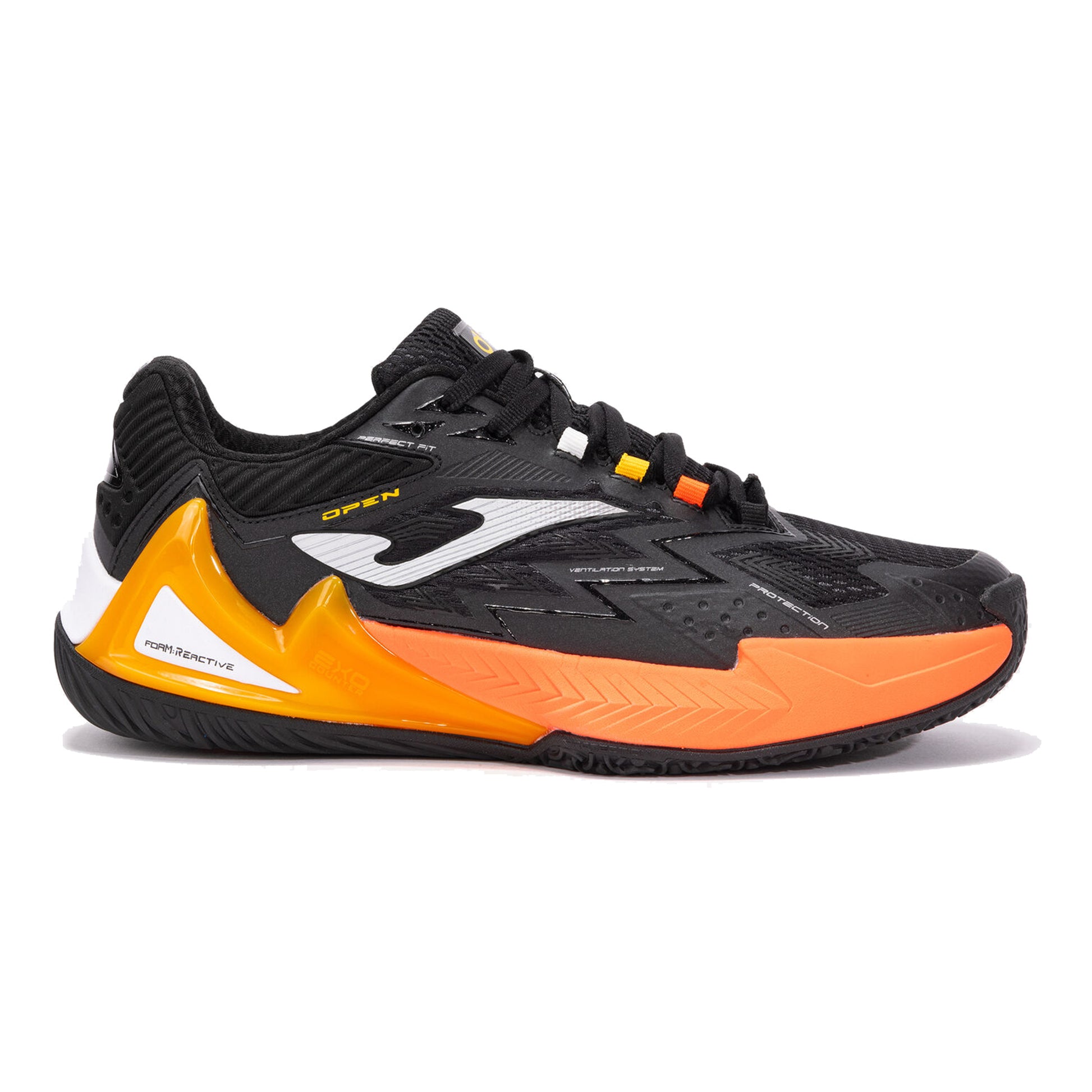Joma Open Padelschuh Herren - schwarz, orange