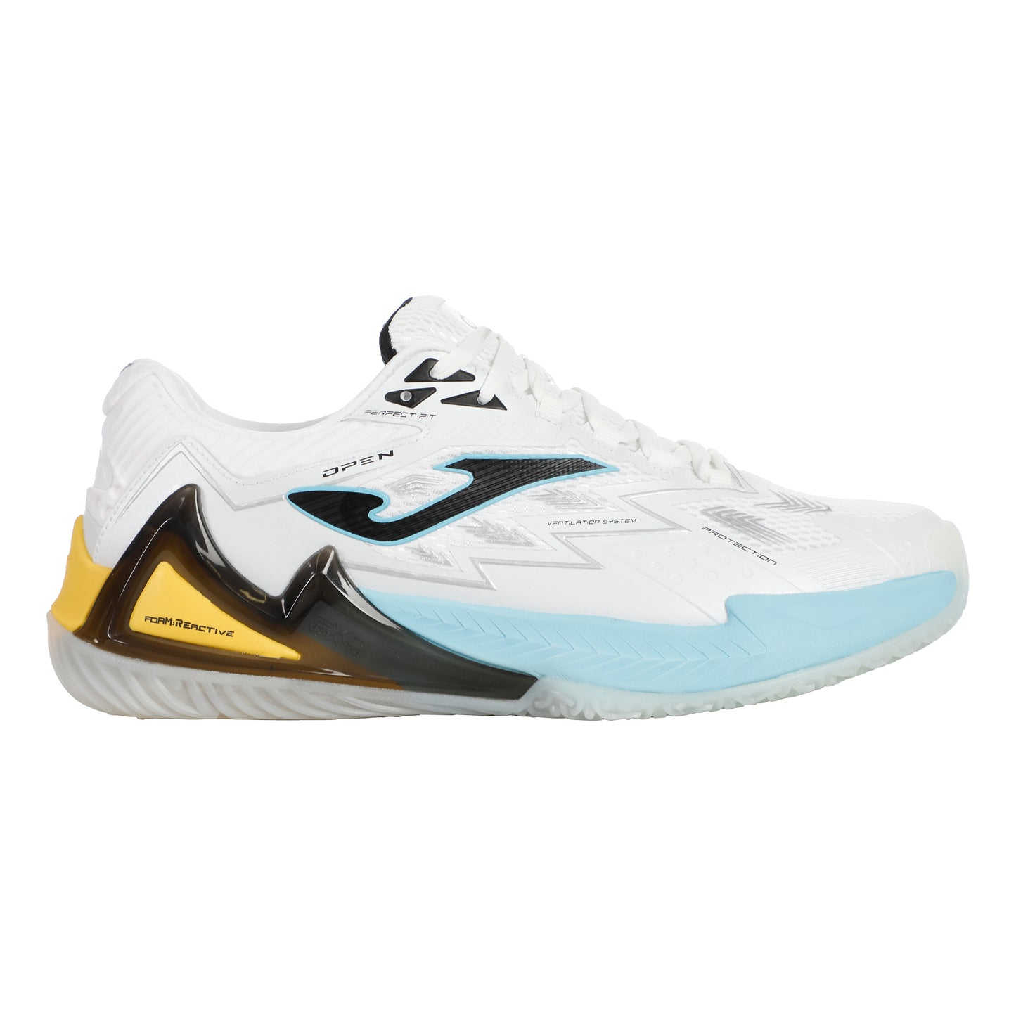Joma Open Padelschuh Herren-Weiß,Schwarz
