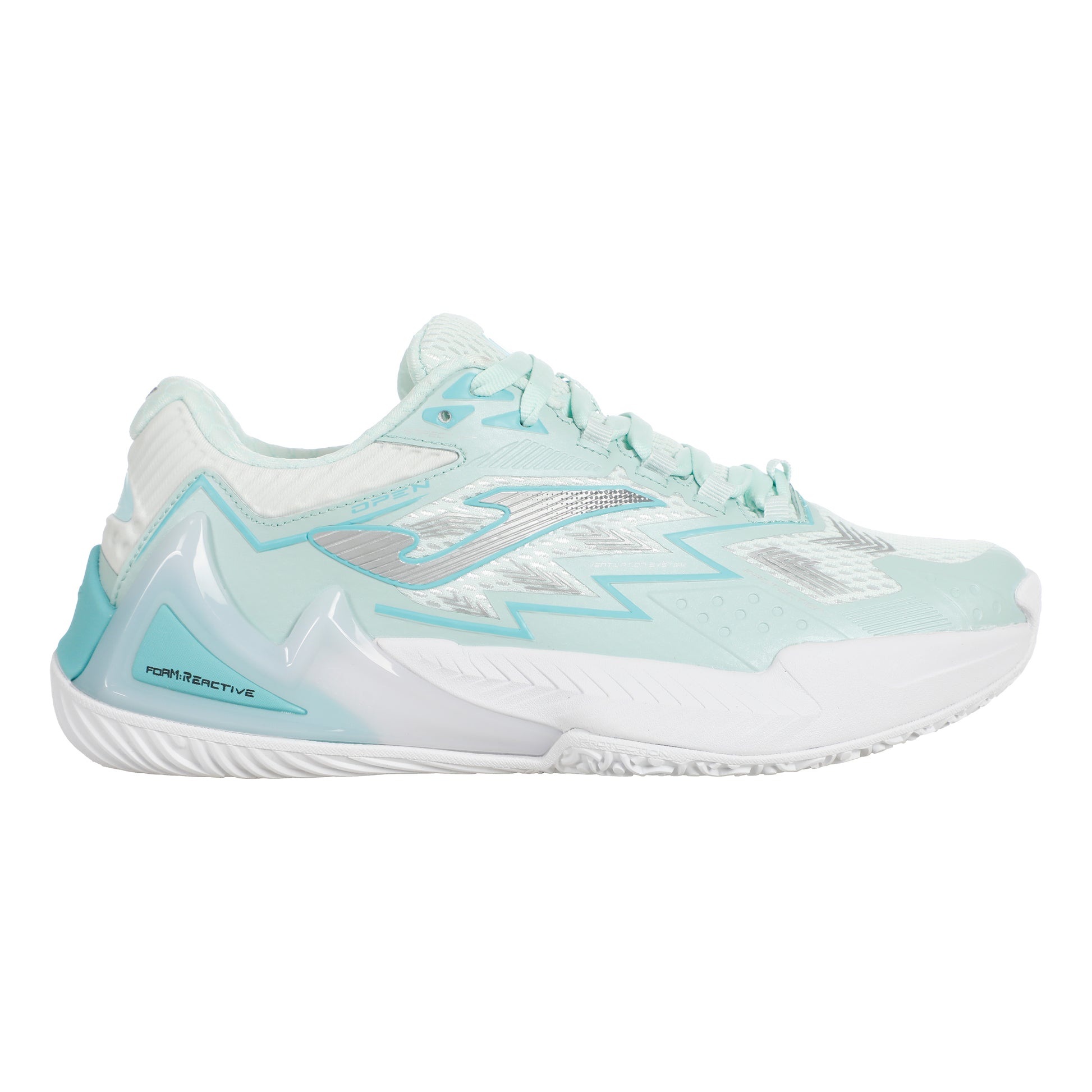 Joma Open Padelschuh Damen-Grün,Weiß