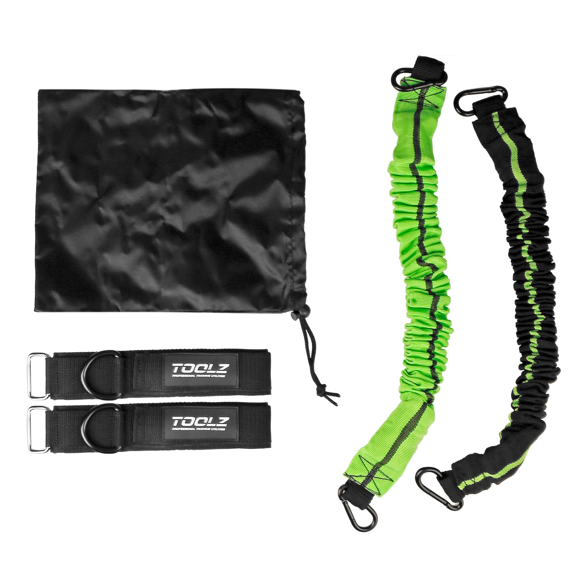 TOOLZ Multi Resistance Trainer Trainingshilfe-Schwarz,Grün