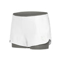 Nica Tech 2 In 1 Shorts Damen-Weiß,Grau