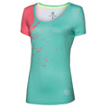 Amari Tech Round-Neck T-Shirt Damen-Mint,Koralle
