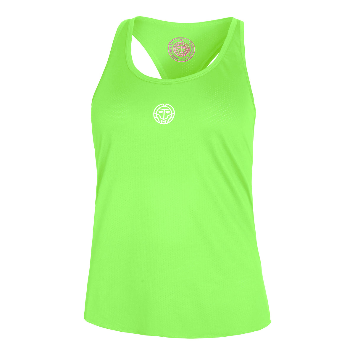 BIDI BADU Mea Tech Tank-Top Damen - neongrün, weiß