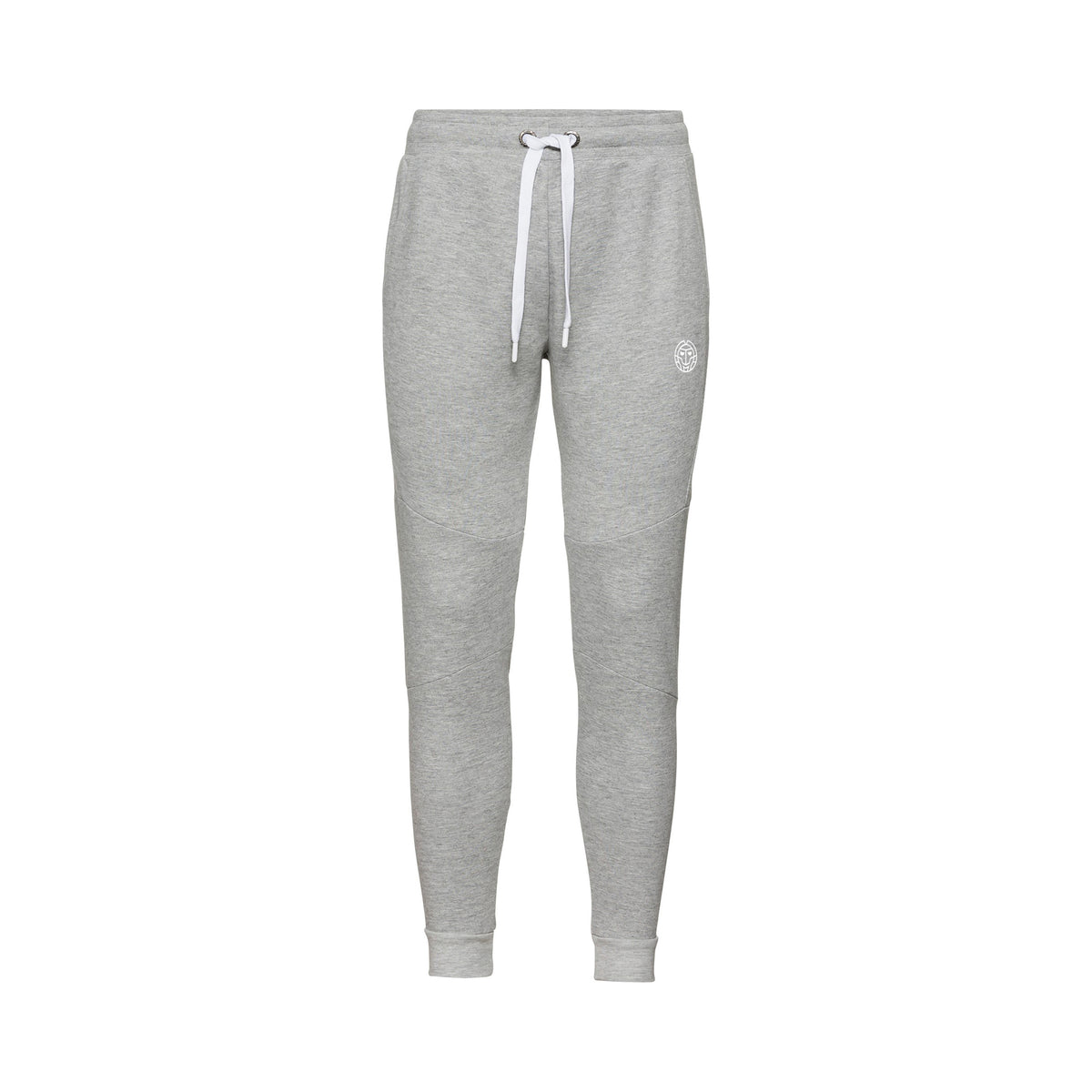 BIDI BADU Basil Basic Cuffed Trainingshose Jungen - hellgrau, weiß