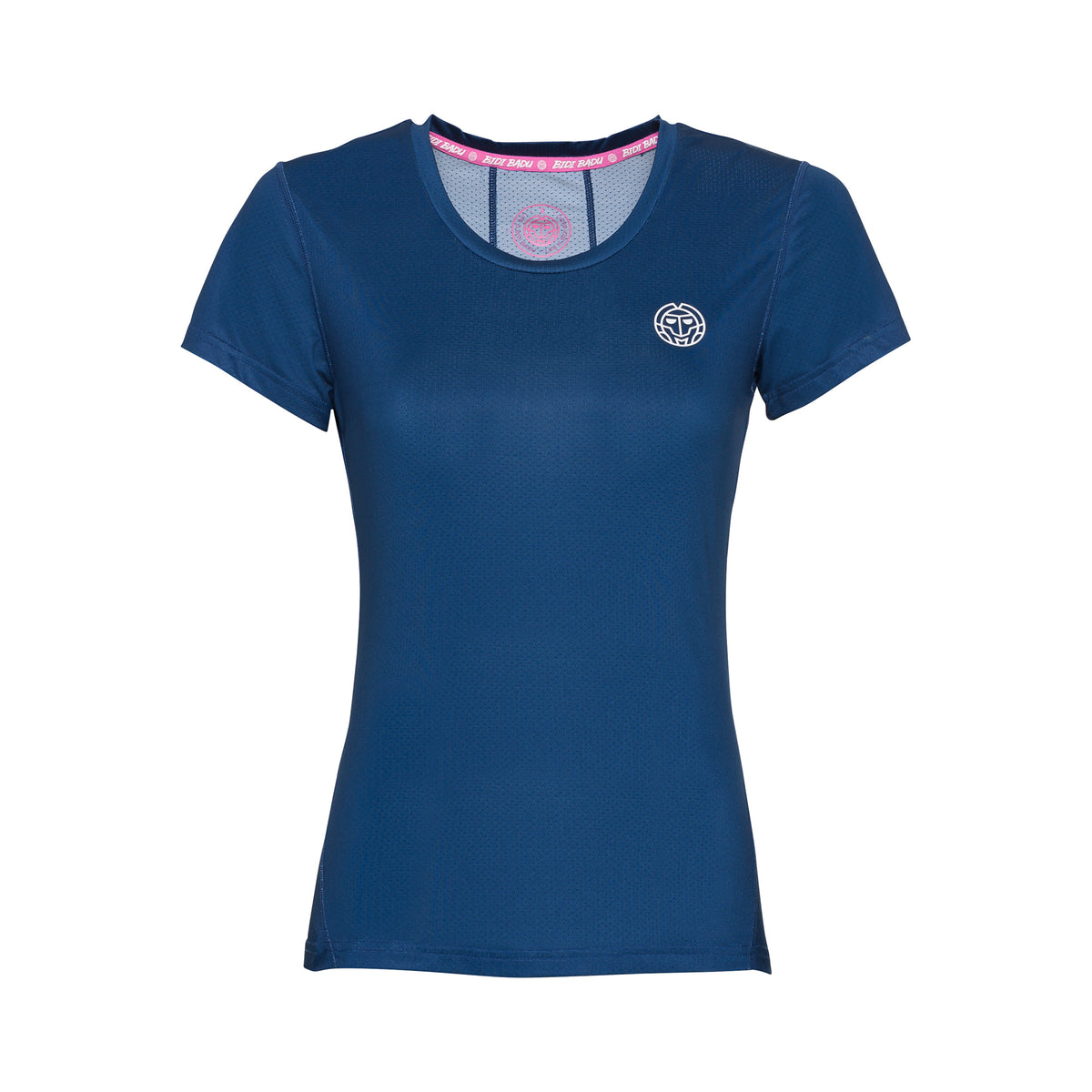 BIDI BADU Calla Tech Roundneck T-Shirt Mädchen - dunkelblau, weiß