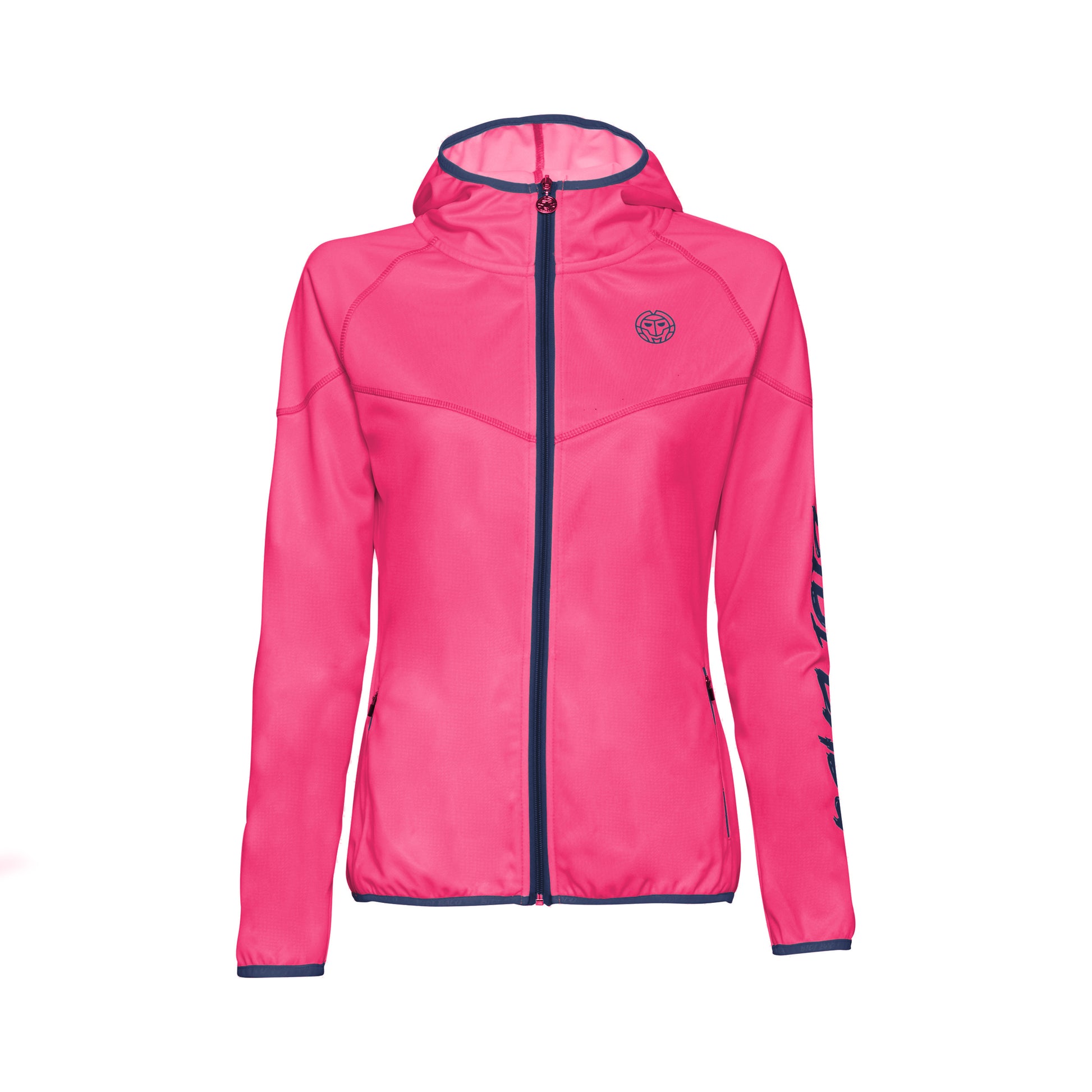 BIDI BADU Grace Tech Trainingsjacke Mädchen - pink, dunkelblau