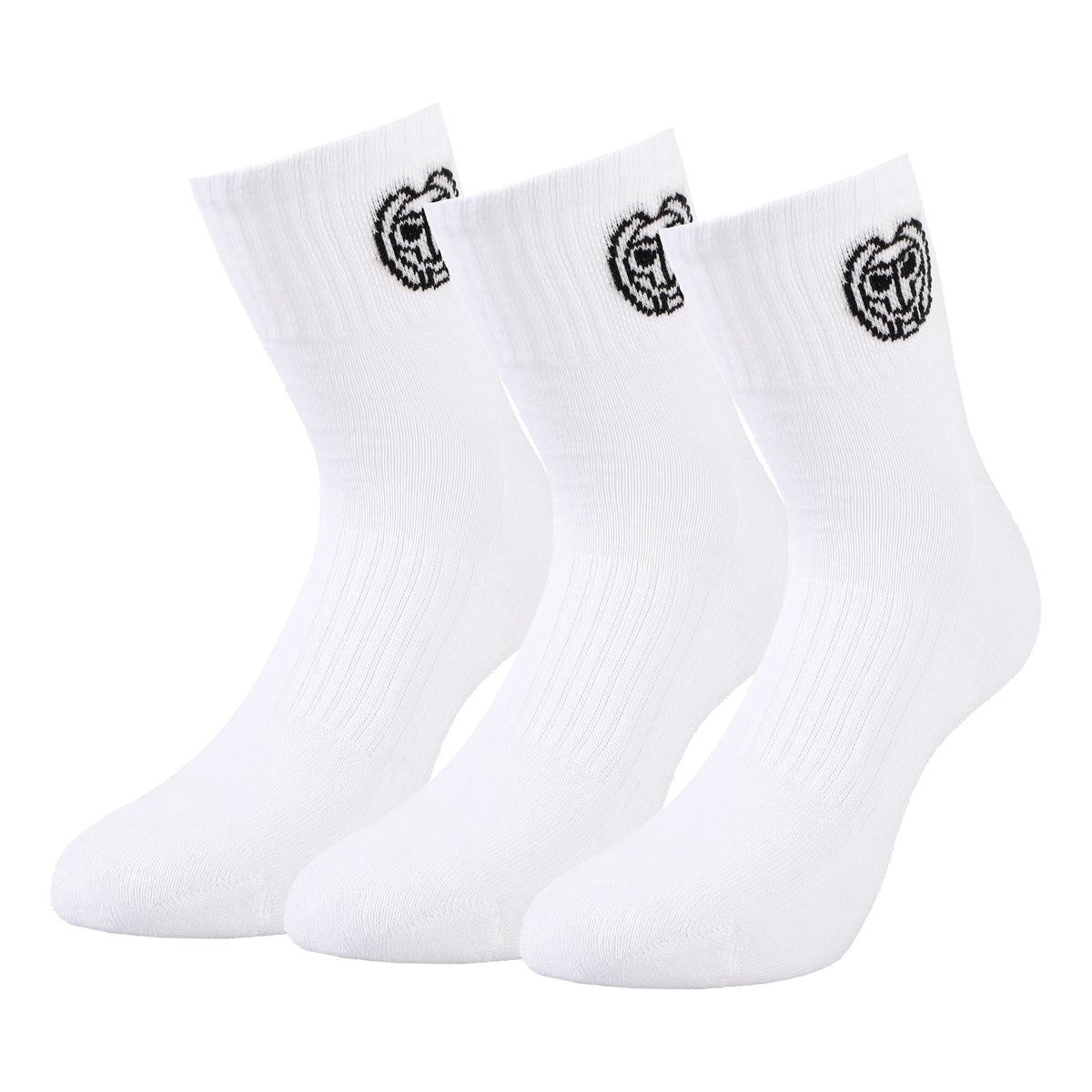 BIDI BADU Gila Ankle Tech Sportsocken 3er Pack Unisex - weiß, schwarz