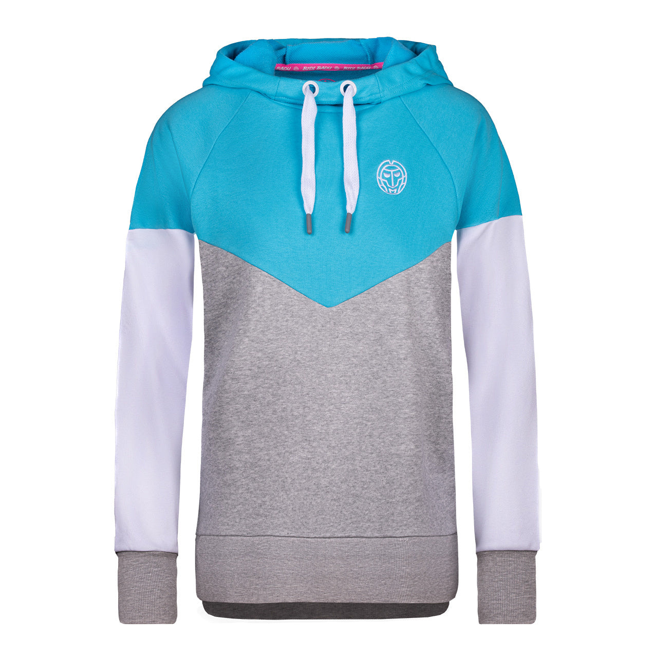 BIDI BADU Flavia Hoody Damen-Hellblau,Hellgrau