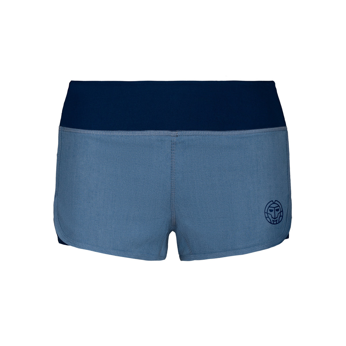 BIDI BADU Hulda Jeans Tech 2in1 Shorts Damen - blau, dunkelblau