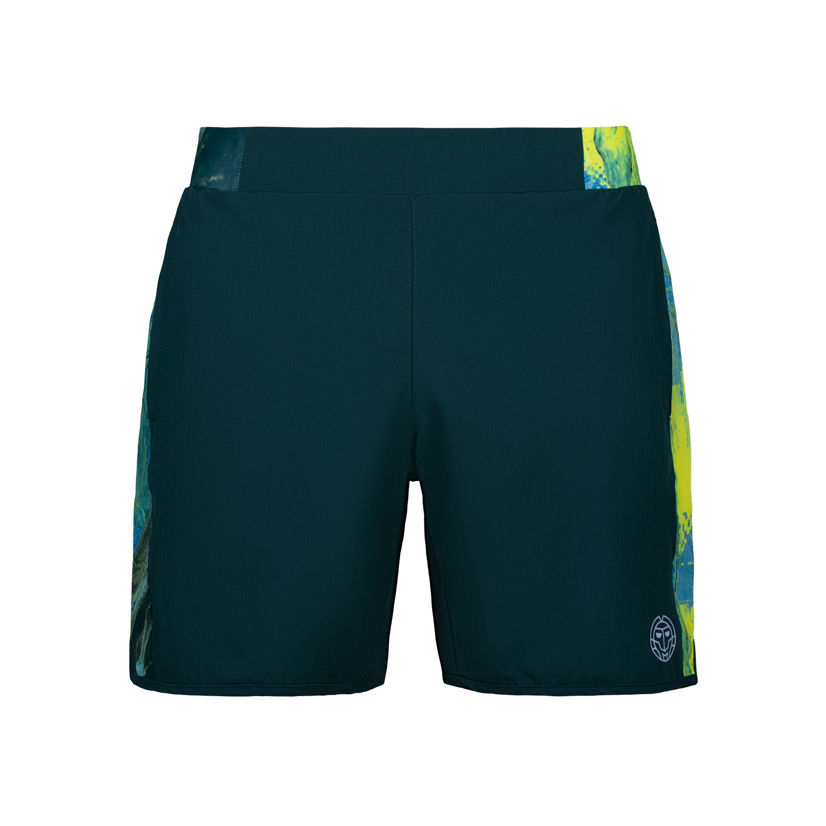 BIDI BADU Adnan 7in Tech Shorts Herren - dunkelgrün, neongrün
